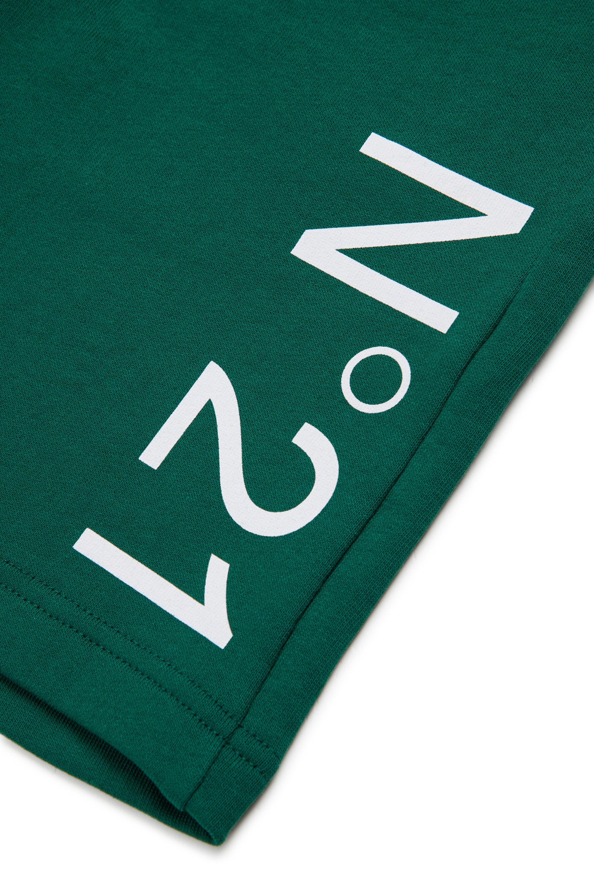 Fleece shorts with logo