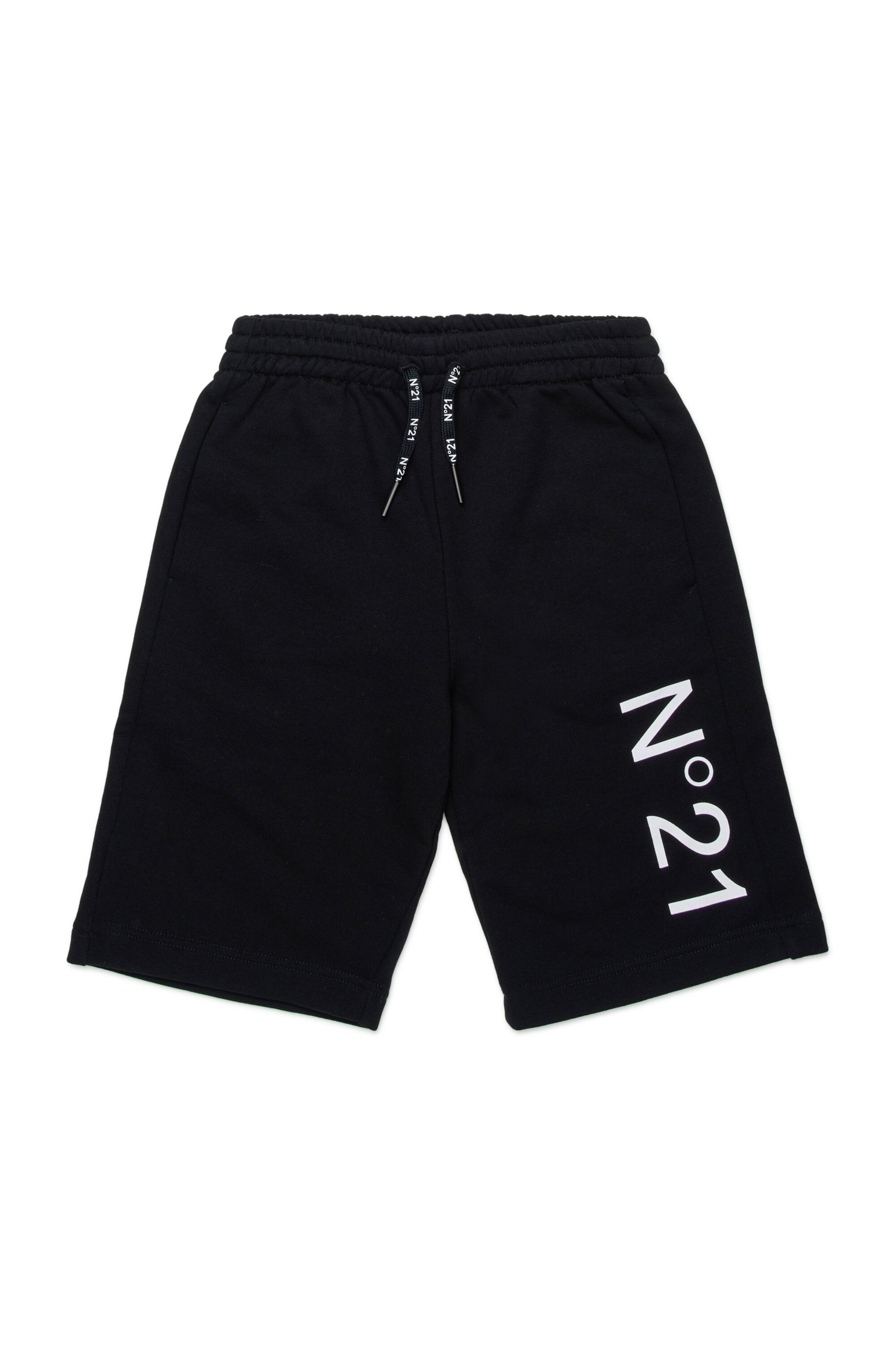ロゴ入りフリース製ショートパンツ