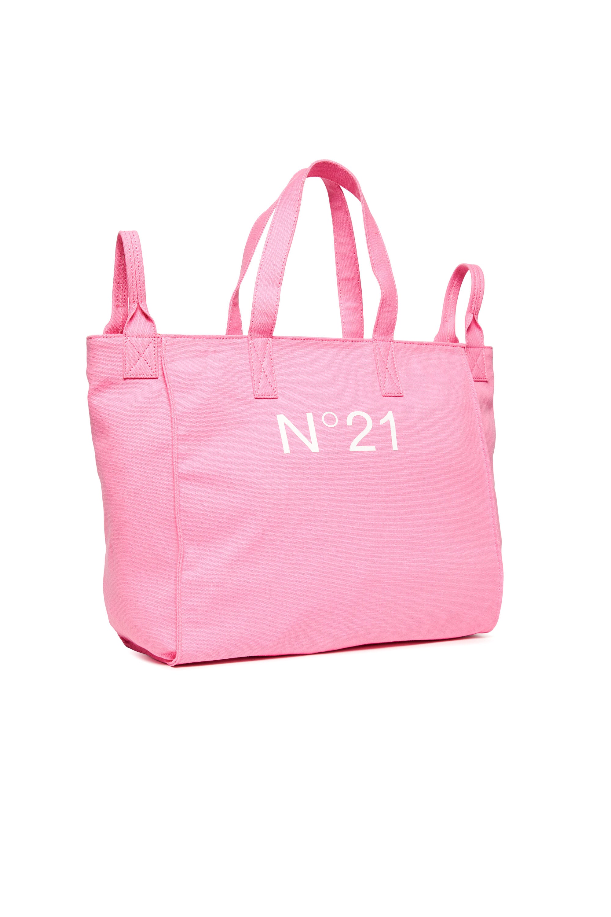 Branded canvas shopper bag