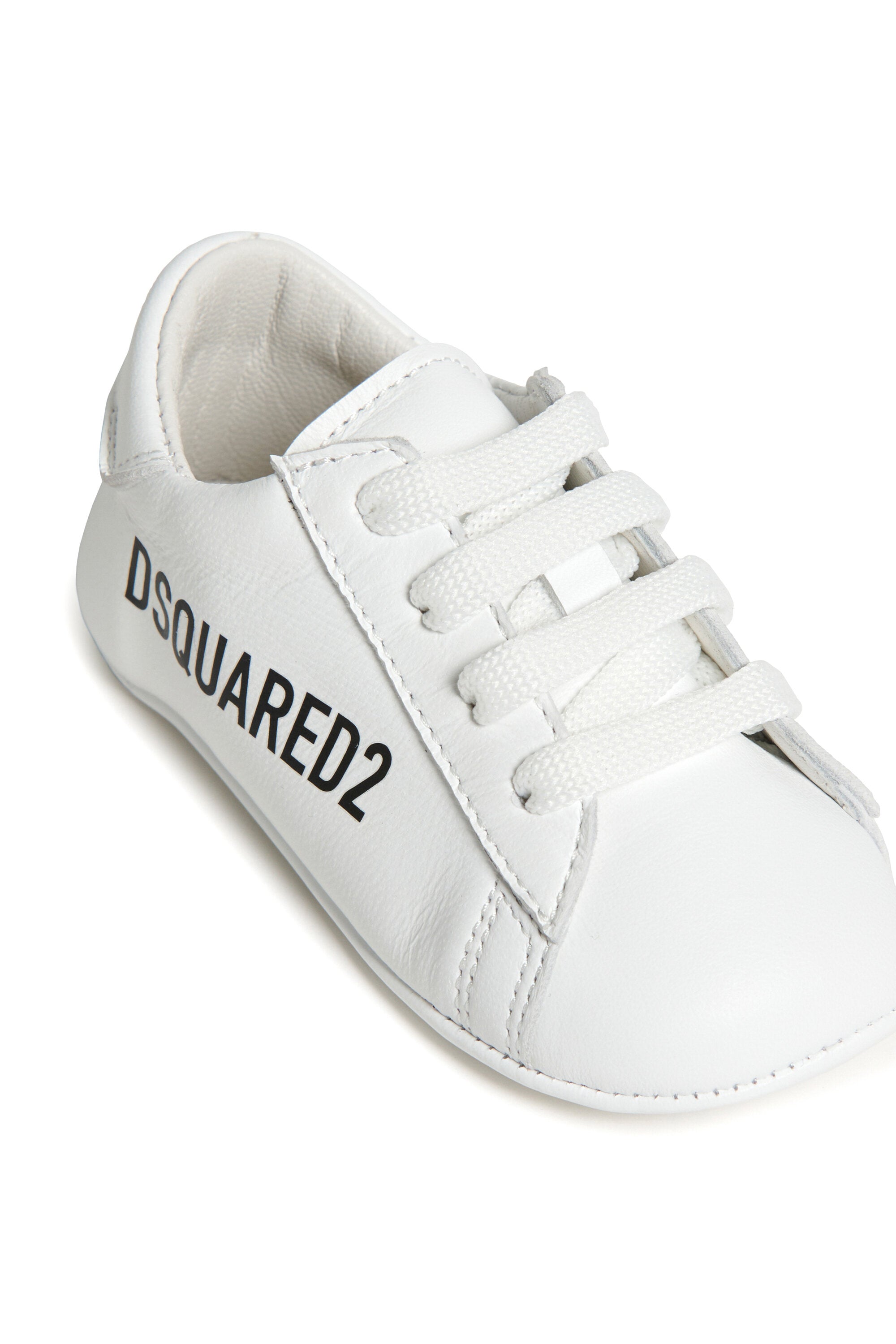 ロゴ入りローレザートレーナー