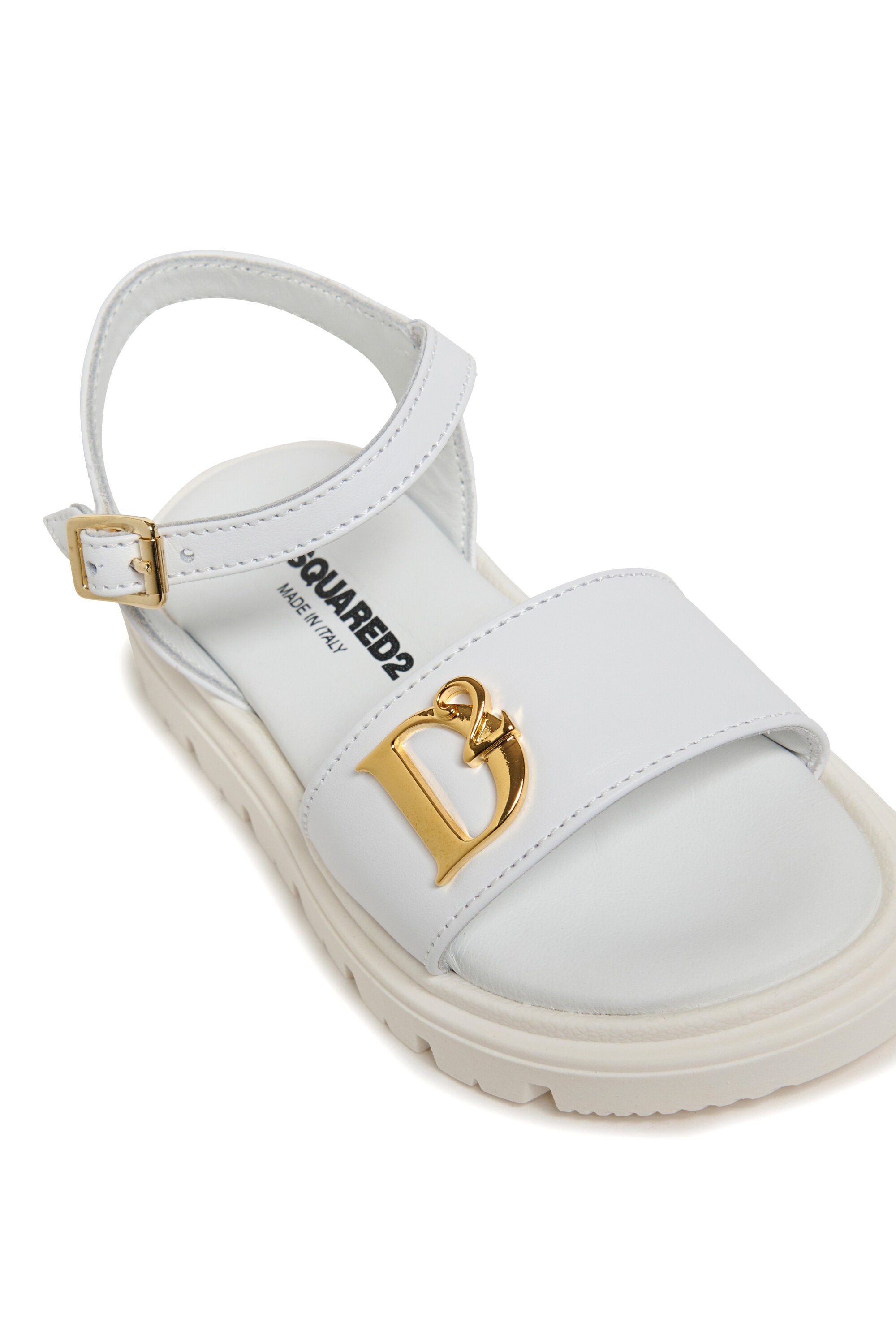 D2 Statementーレザープラットフォームサンダル