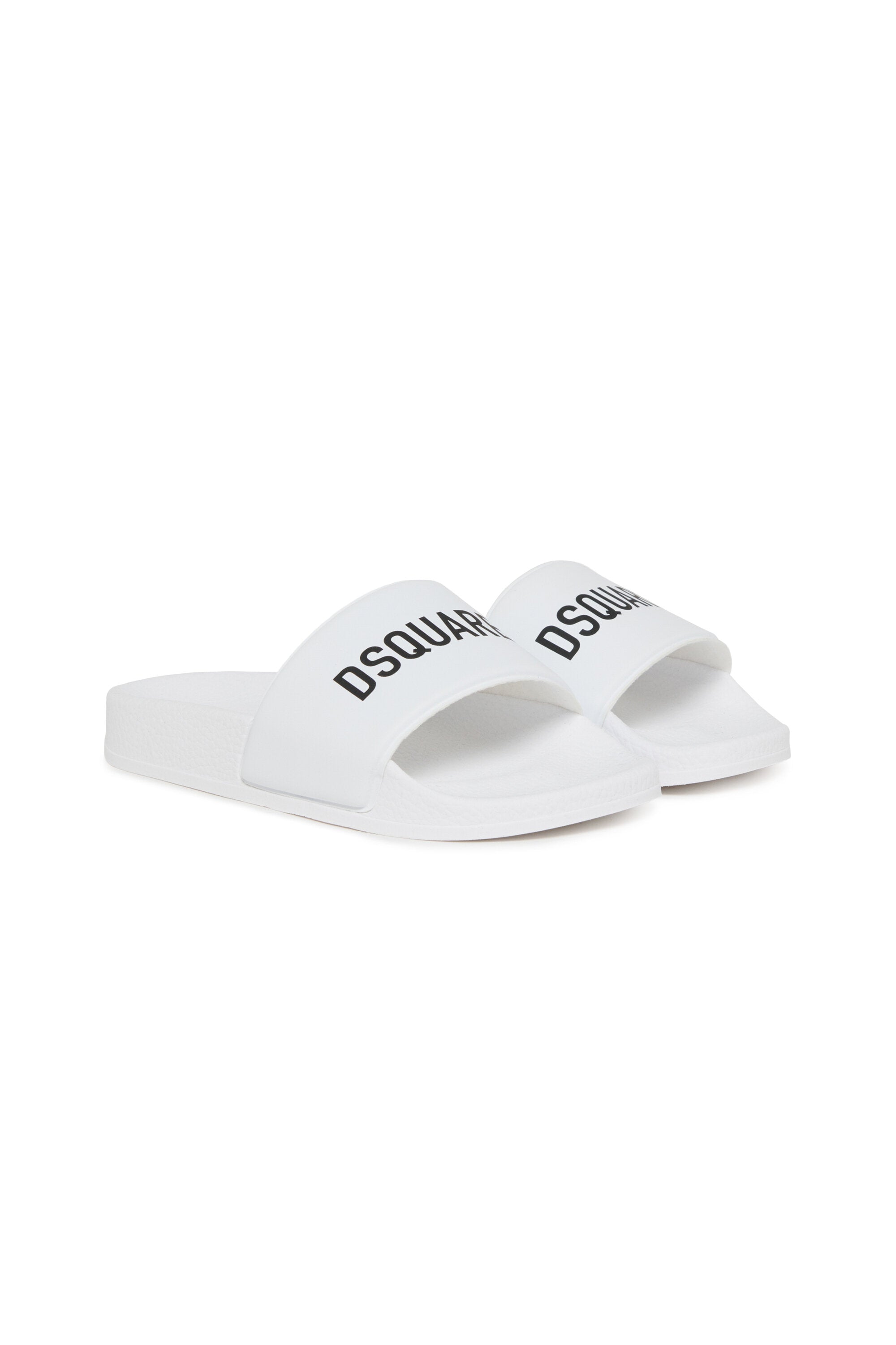 Slide slippers with logo
