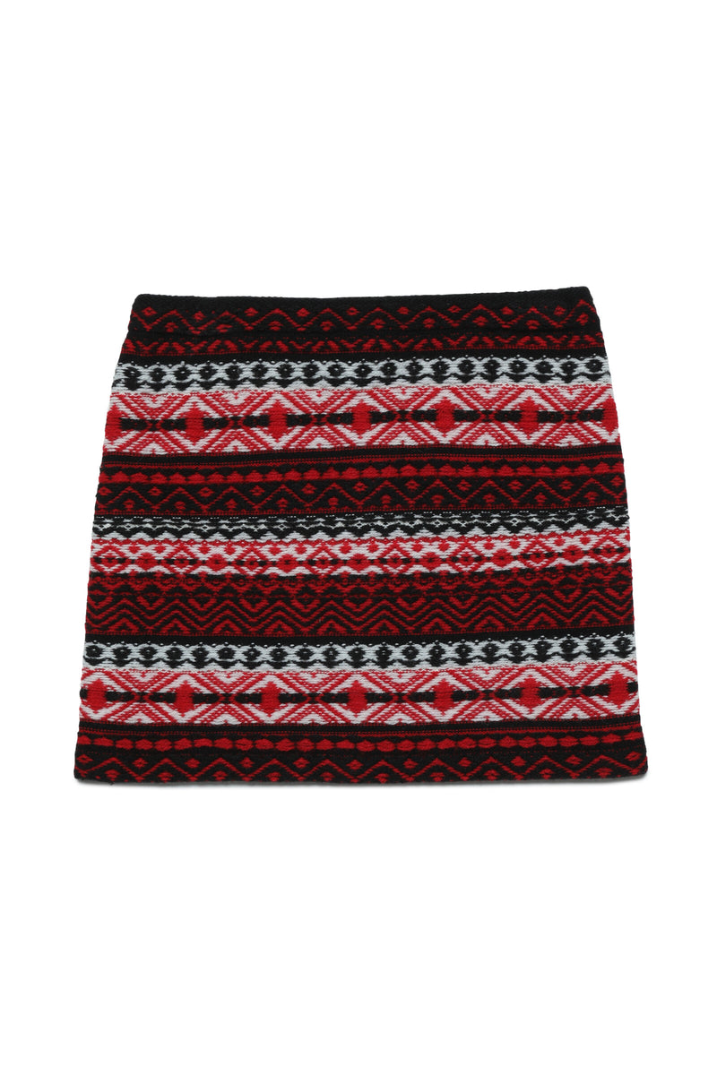N°21 girl skirt in Norwegian-style wool-blend | BRAVE KID