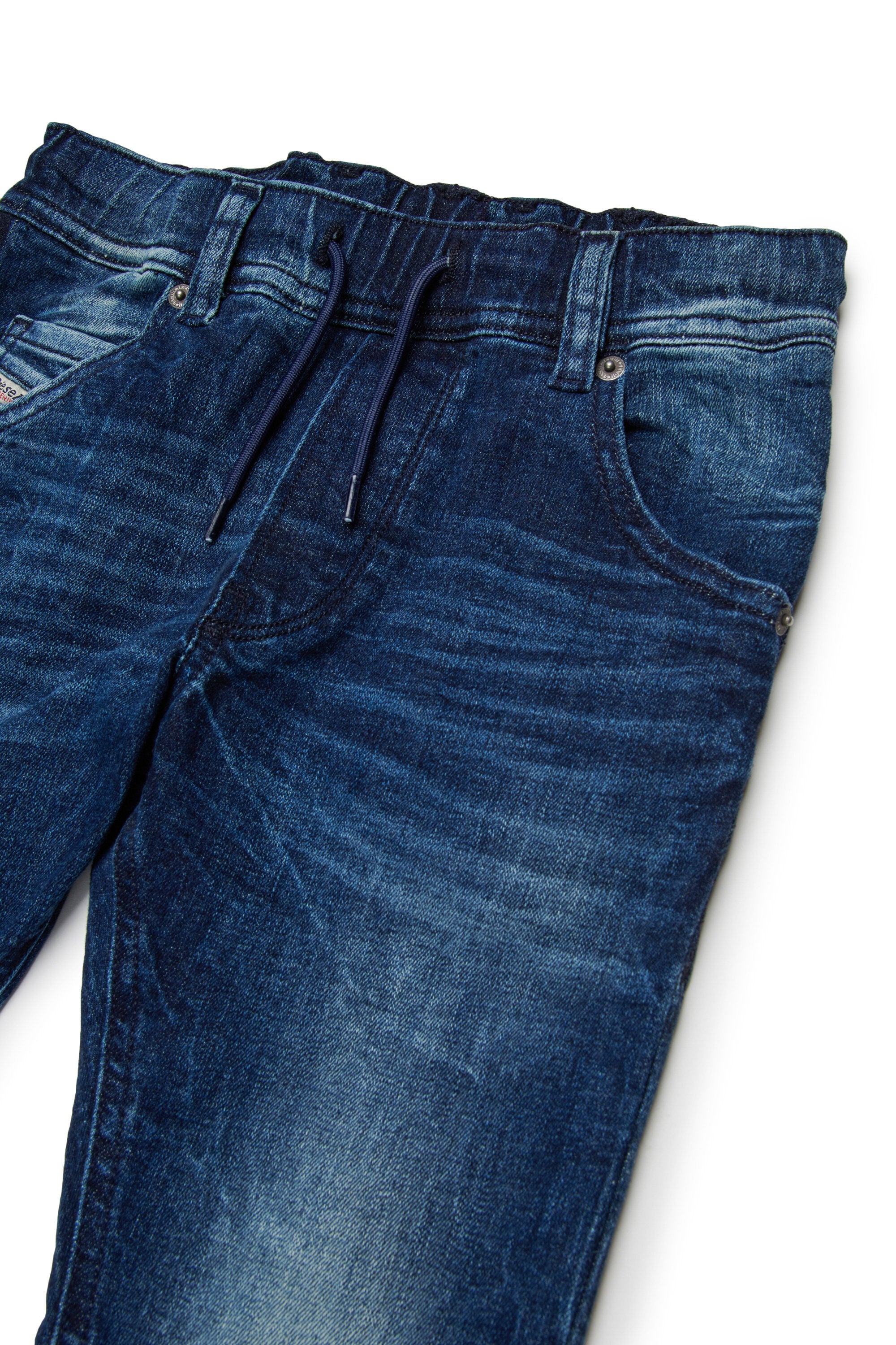Dark blue regular jeans with breaks - Krooley