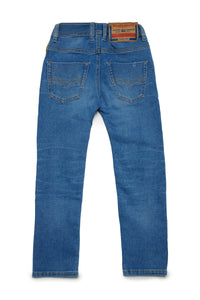 Blue tapered JoggJeans® with breaks - Krooley