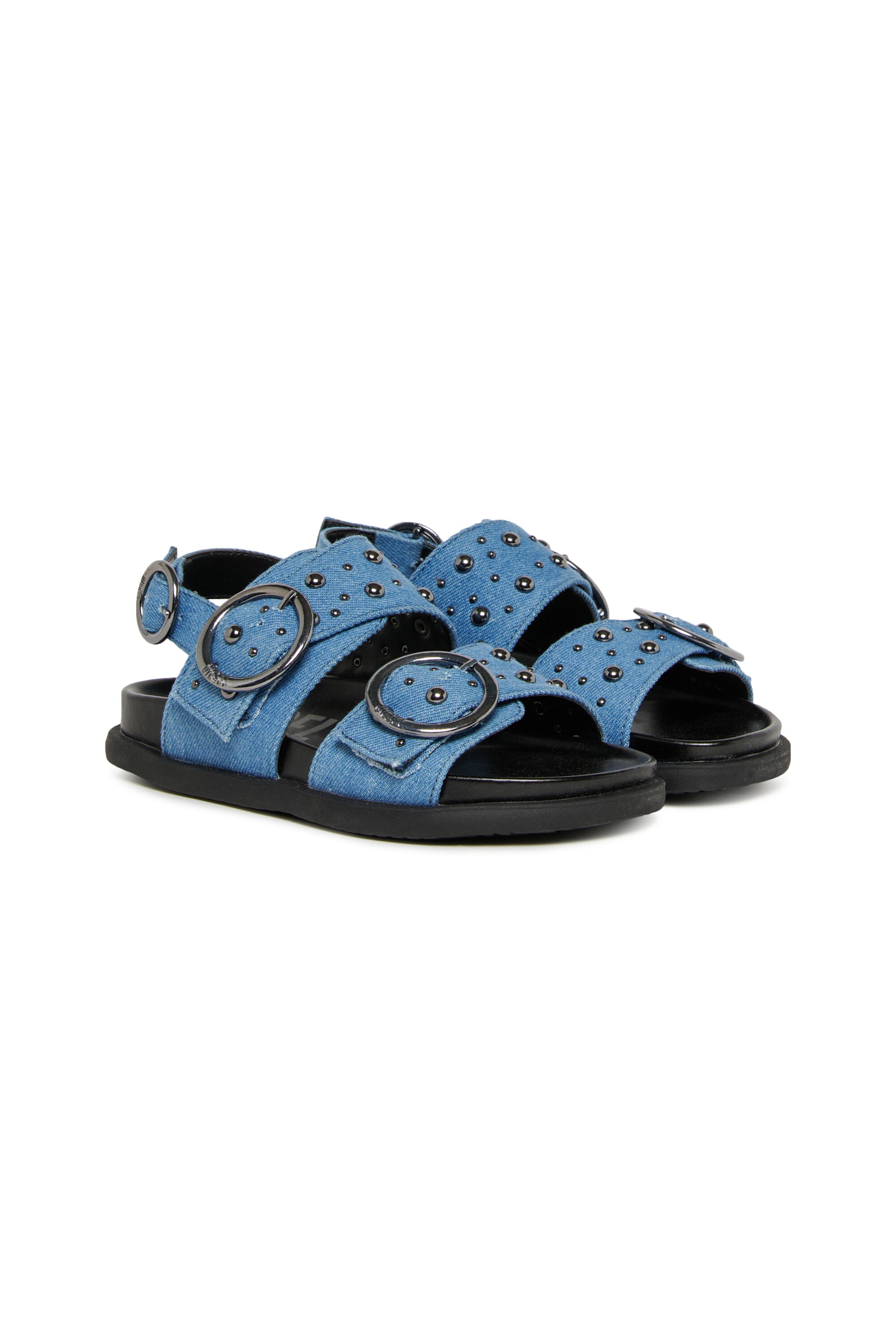 Sandals with logo