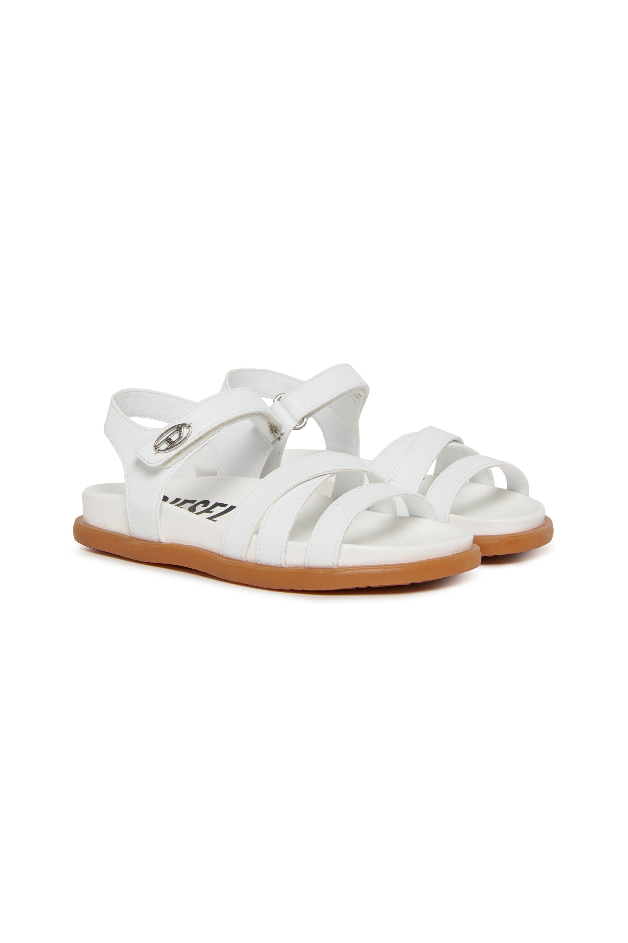Sandals with logo