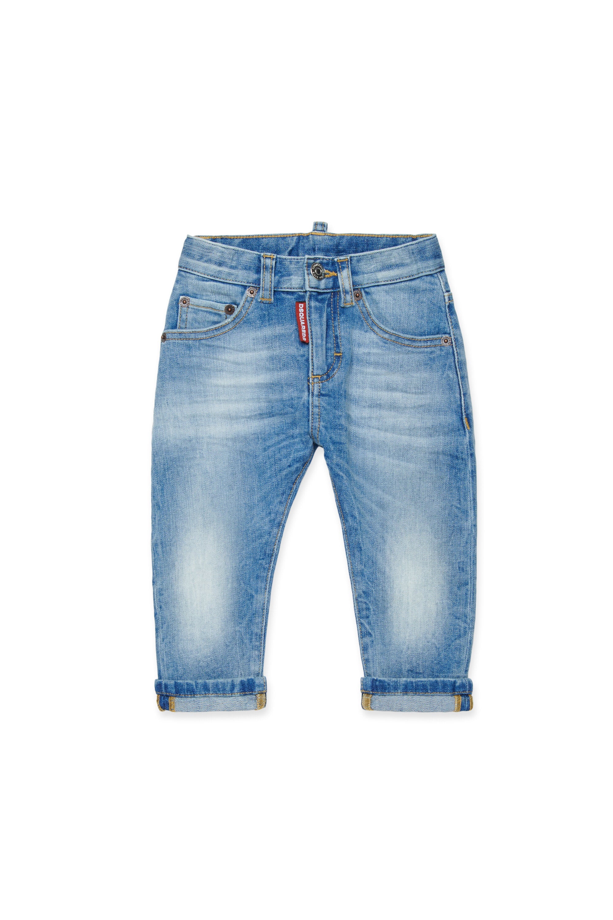 ライトシェードのスリムジーンズ