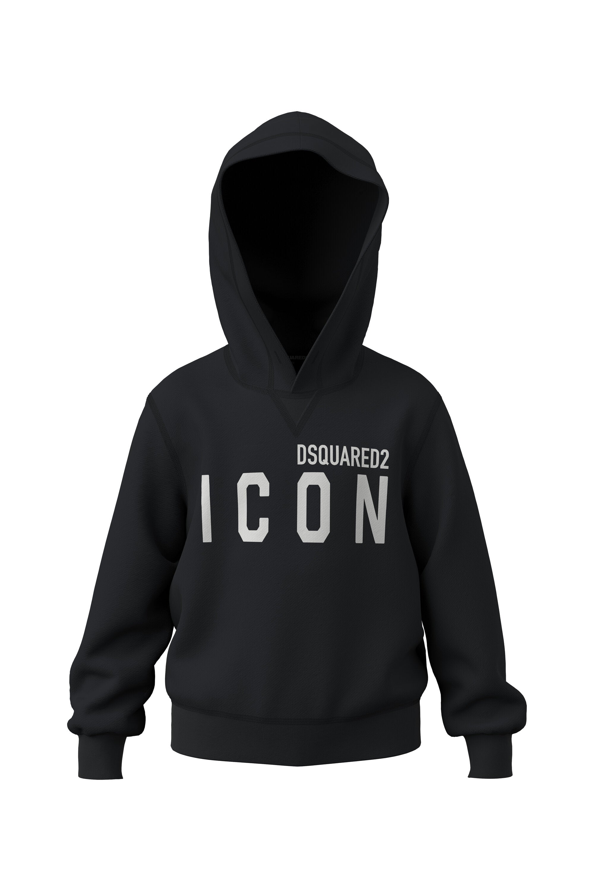 Cotton hooded sweatshirt with logo Icon