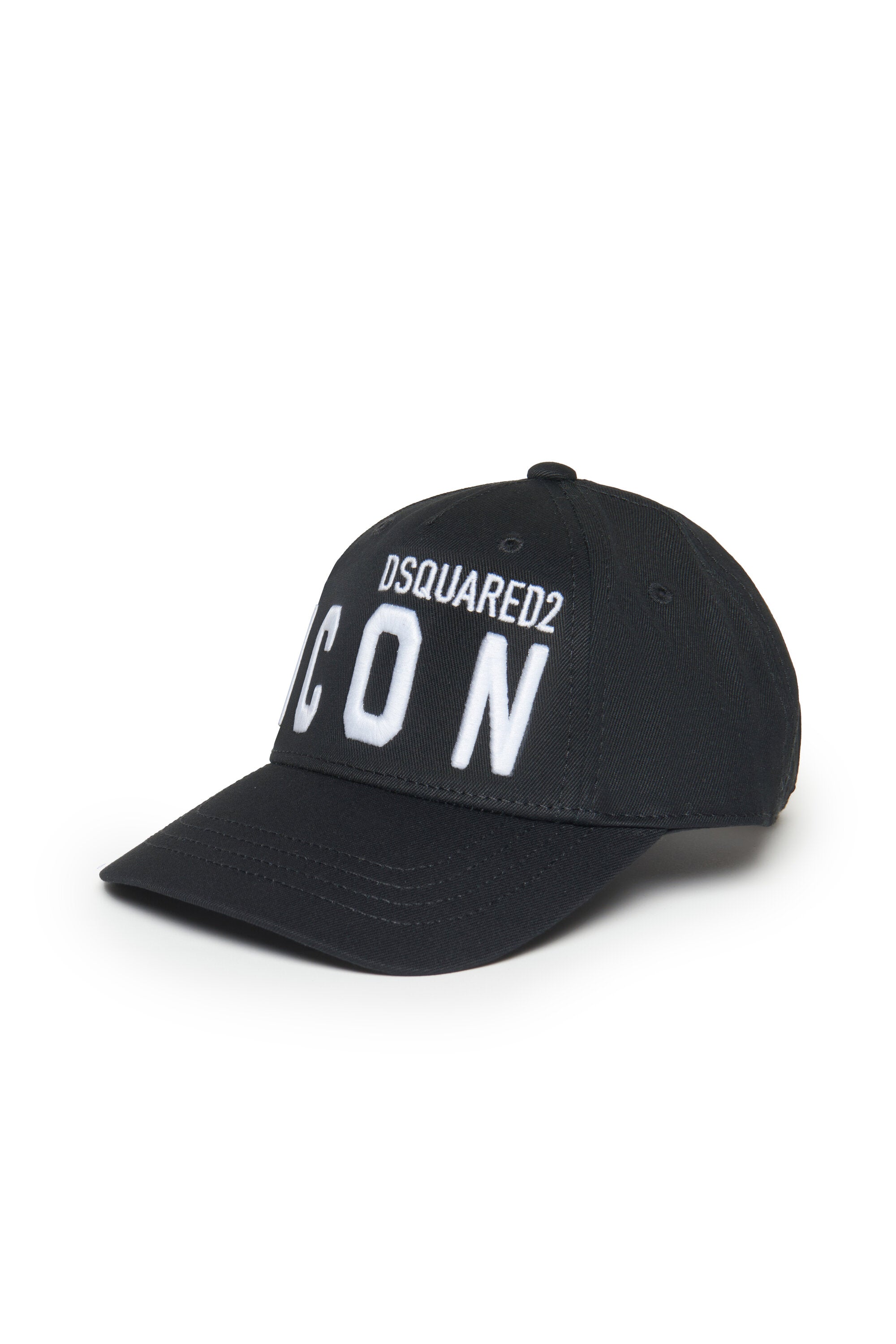 DSQUARED2 キッド アイコンロゴギャバジンベースボールキャップ