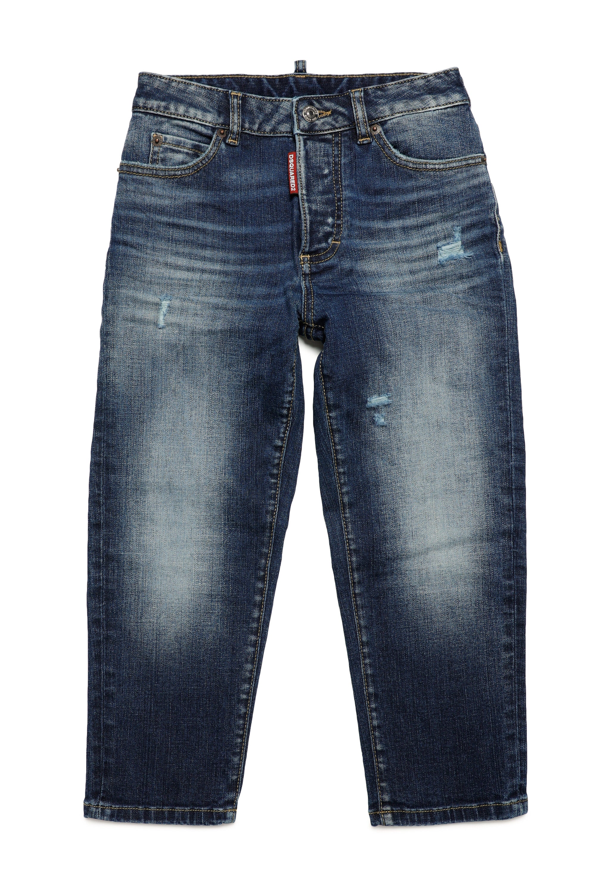 Buy Dsquared2 Men Navy Splatter Print Jeans for Men Online | Trendin
