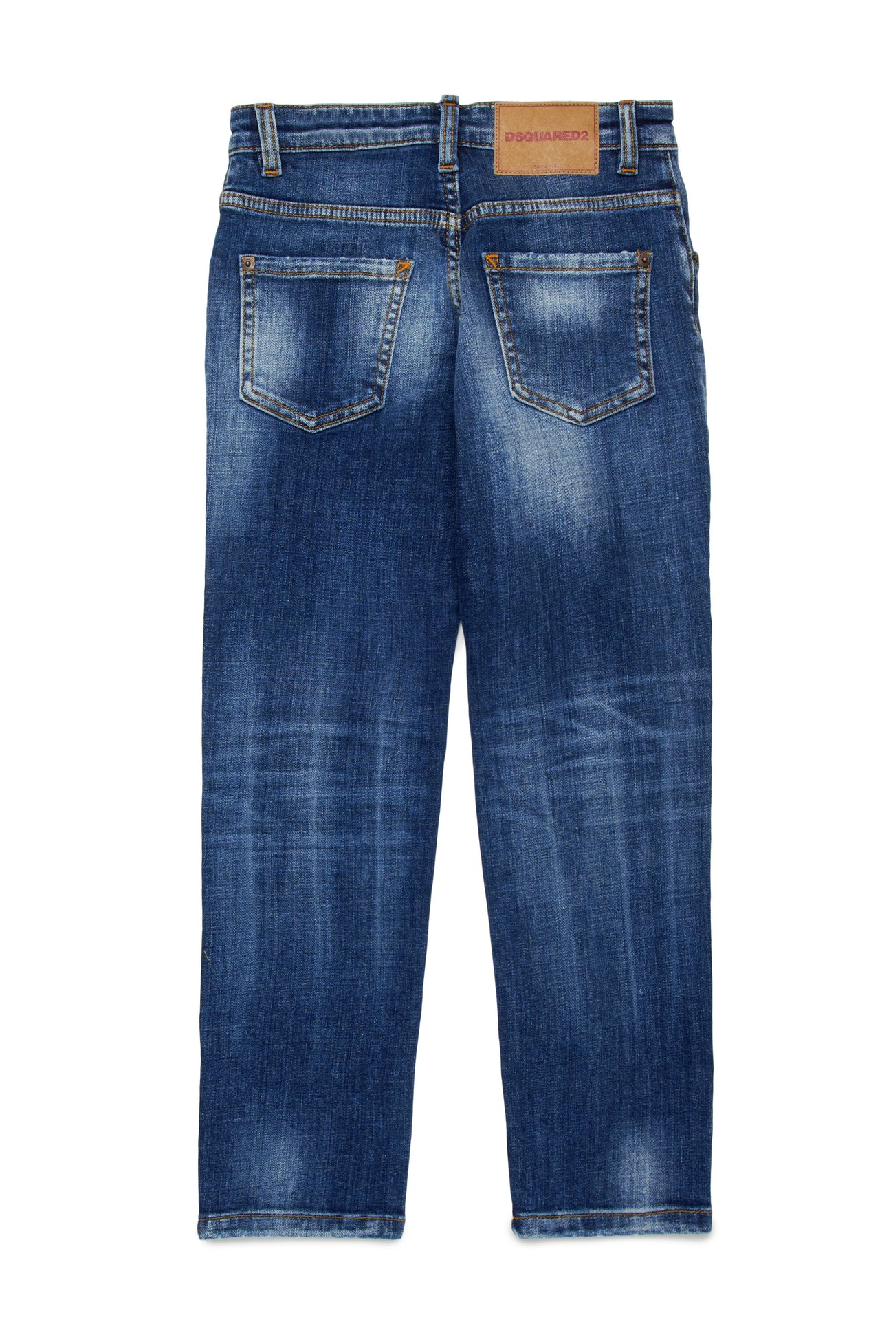 Mid blue faded straight jeans - Stanislav Mid blue faded straight jeans - Stanislav