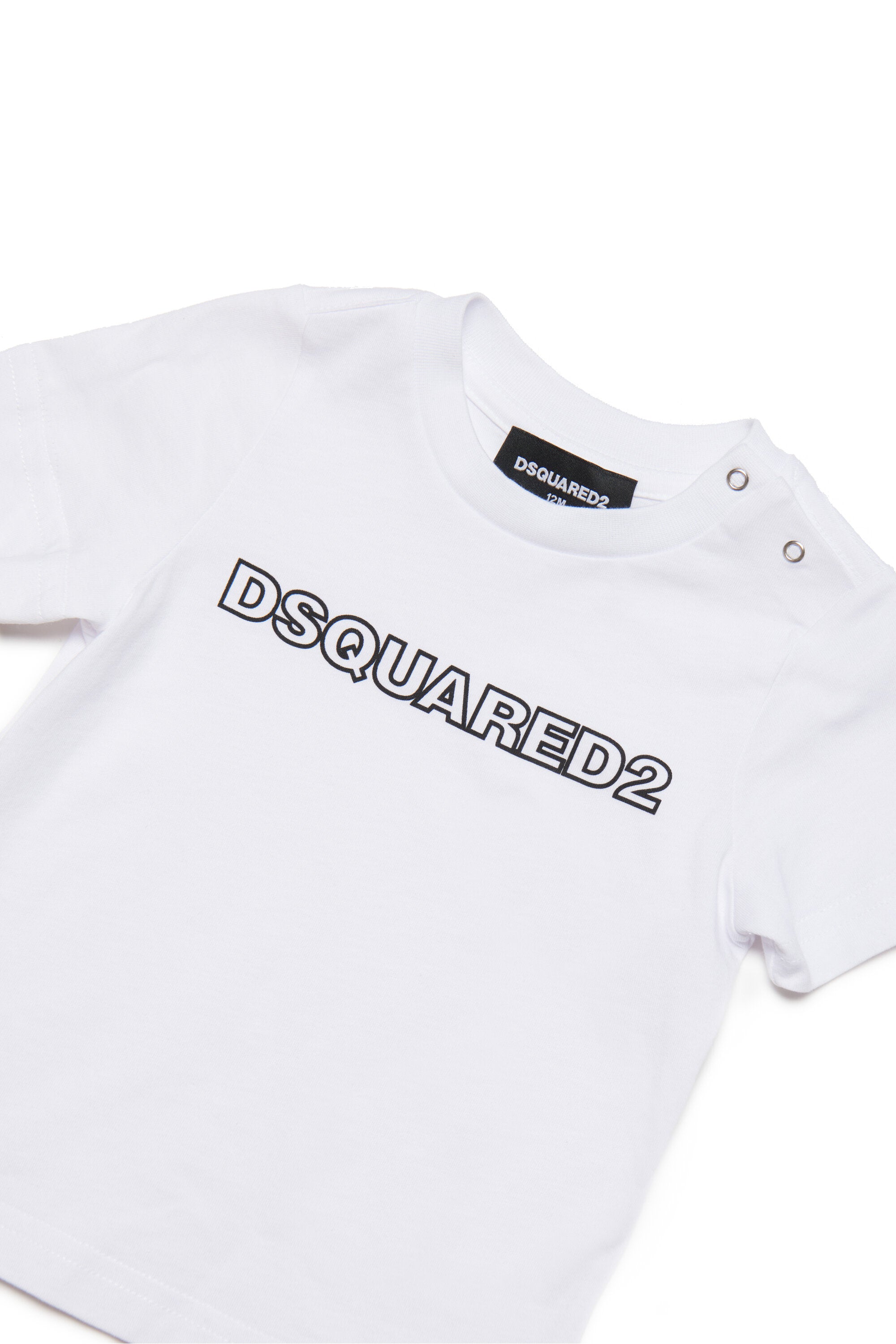 DSQUARED2 キッド ロゴ入りクルーネック ジャージーTシャツ | Brave Kid