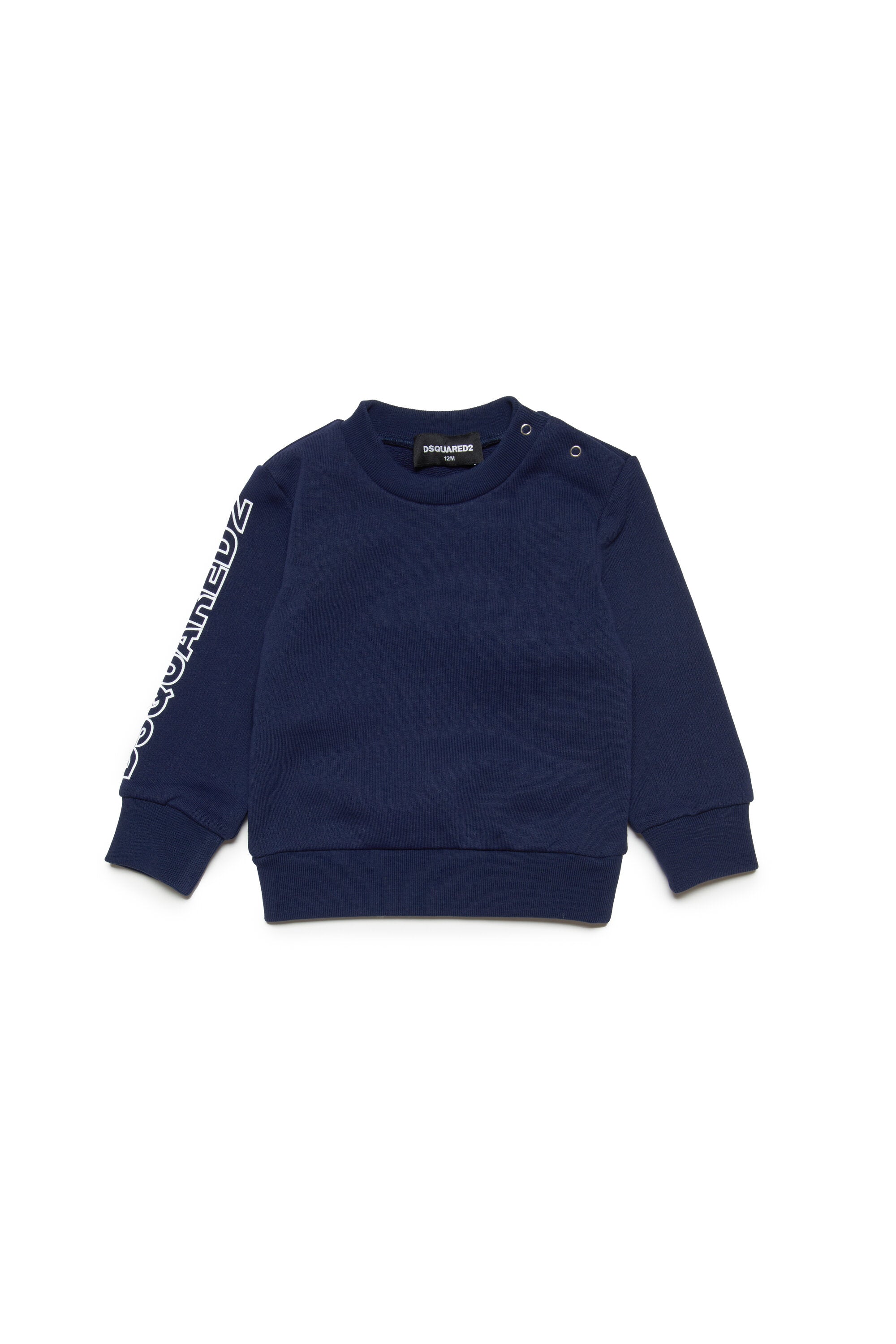 Dsquared2 kid's Cotton sweatshirt with outline logo