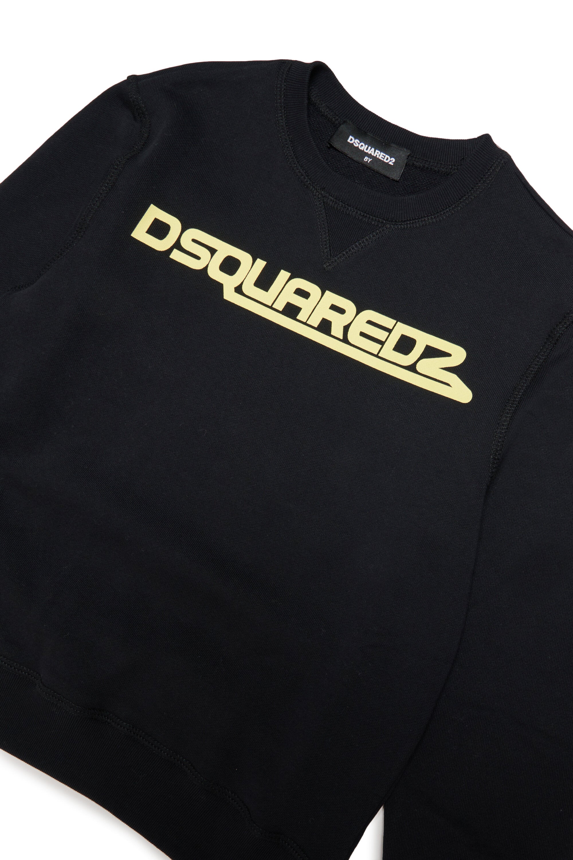 キッズDSQUARED2 ロゴ入りコットンラウンジウェアスウェットシャツ