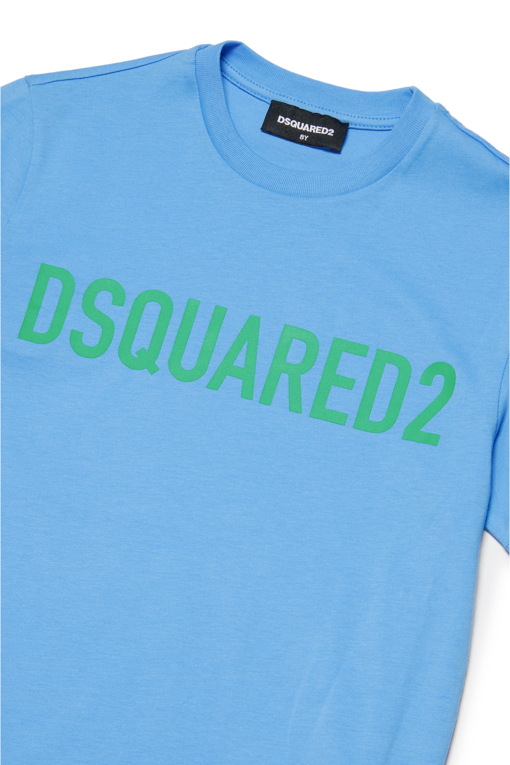 DSQUARED2 キッド オーガニックコットン ジャージー クルーネック T