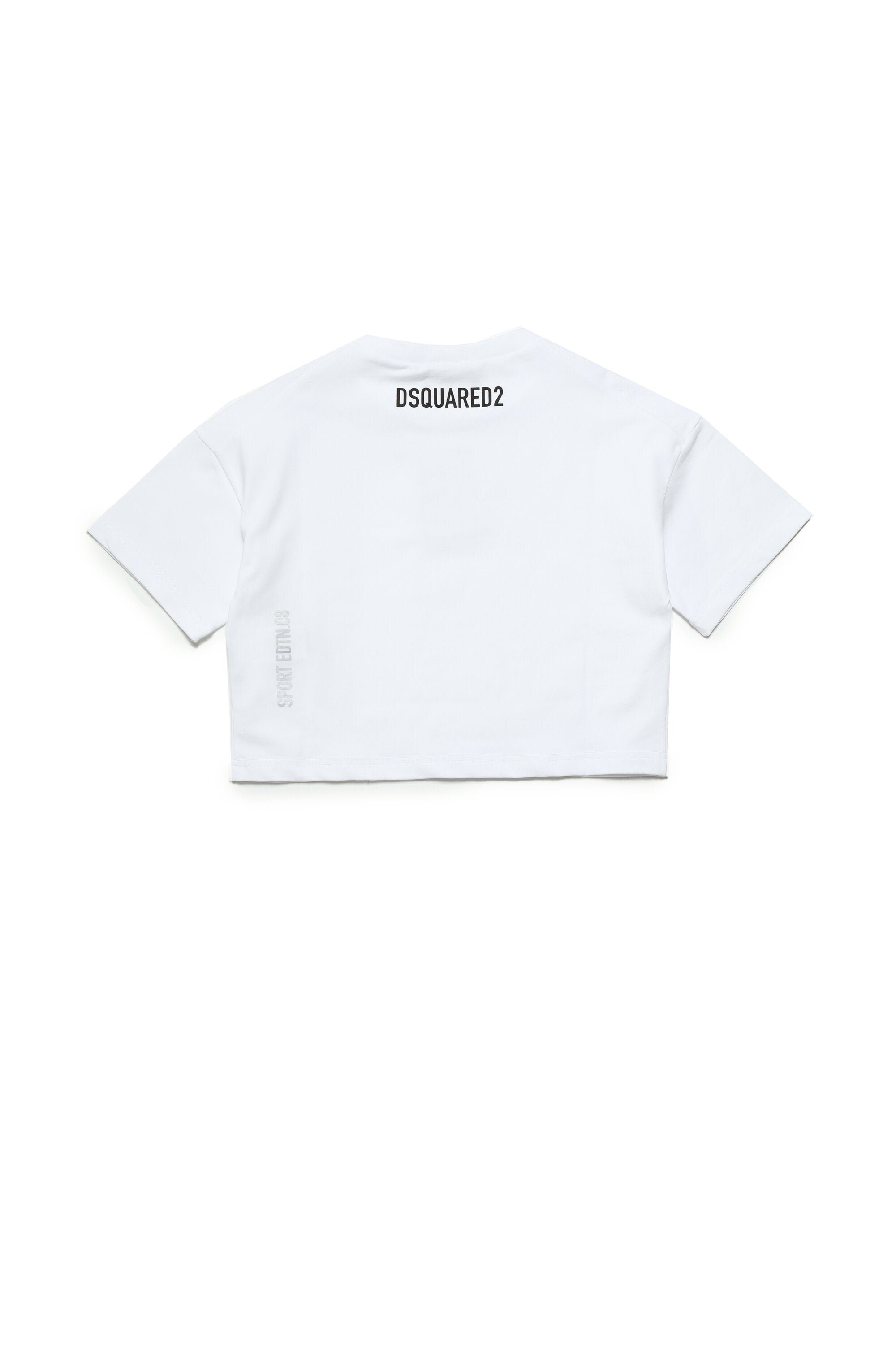 DSQUARED2 女の子向け パッチ付きクルーネック ジャージーTシャツ