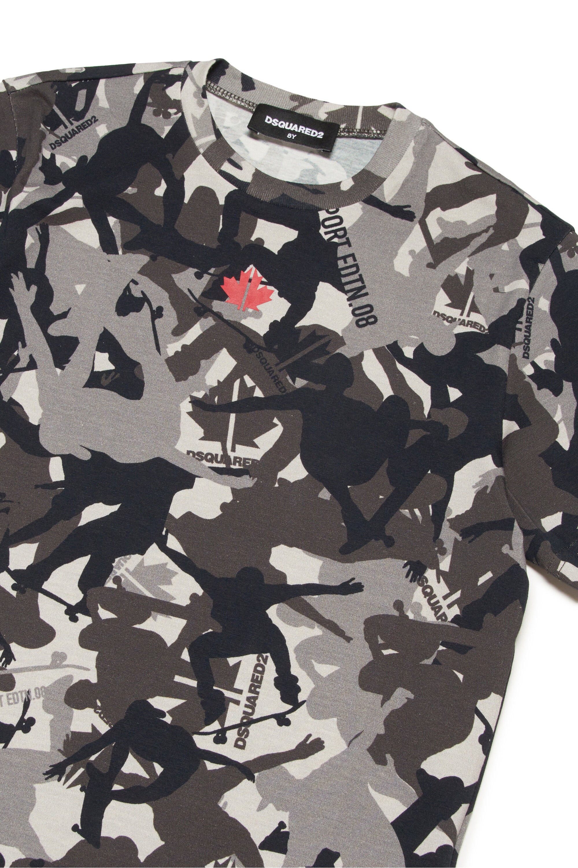 キッズDSQUARED2 Skater Camouのオールオーバーグラフィックを施した