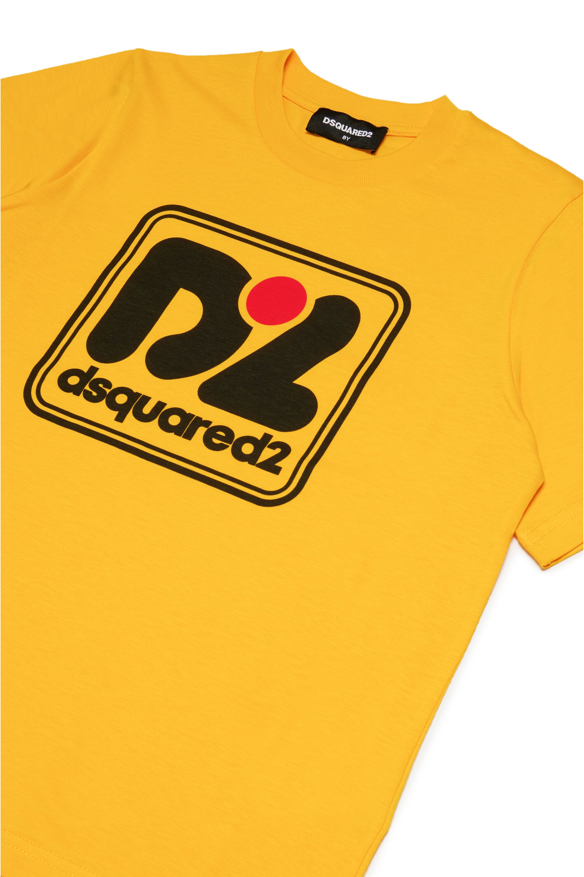 DSQUARED2 キッド ロゴグラフィックをあしらったクルーネック コットン