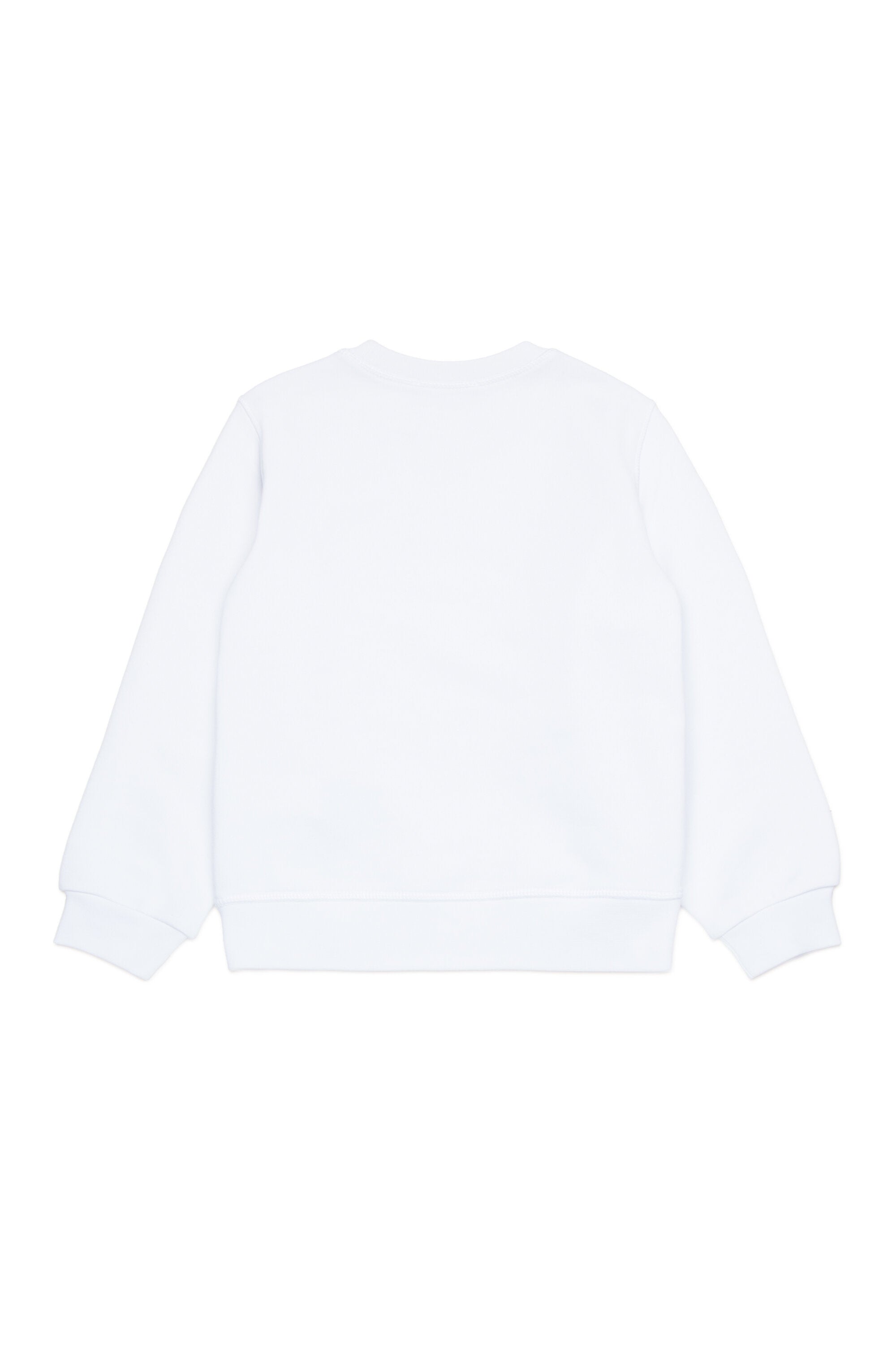 Branded crew-neck sweatshirt