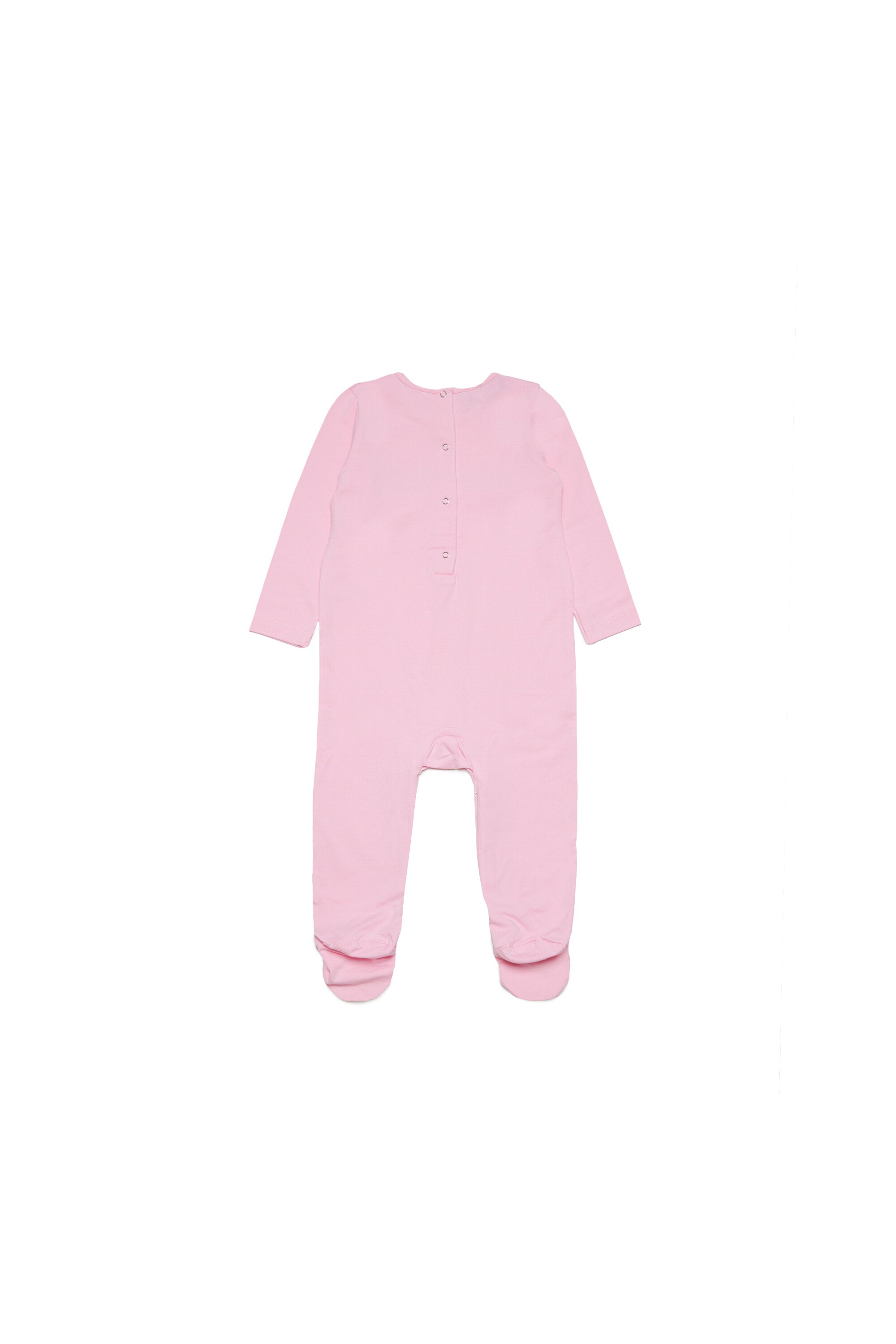 Organic cotton jersey jumpsuit with logo