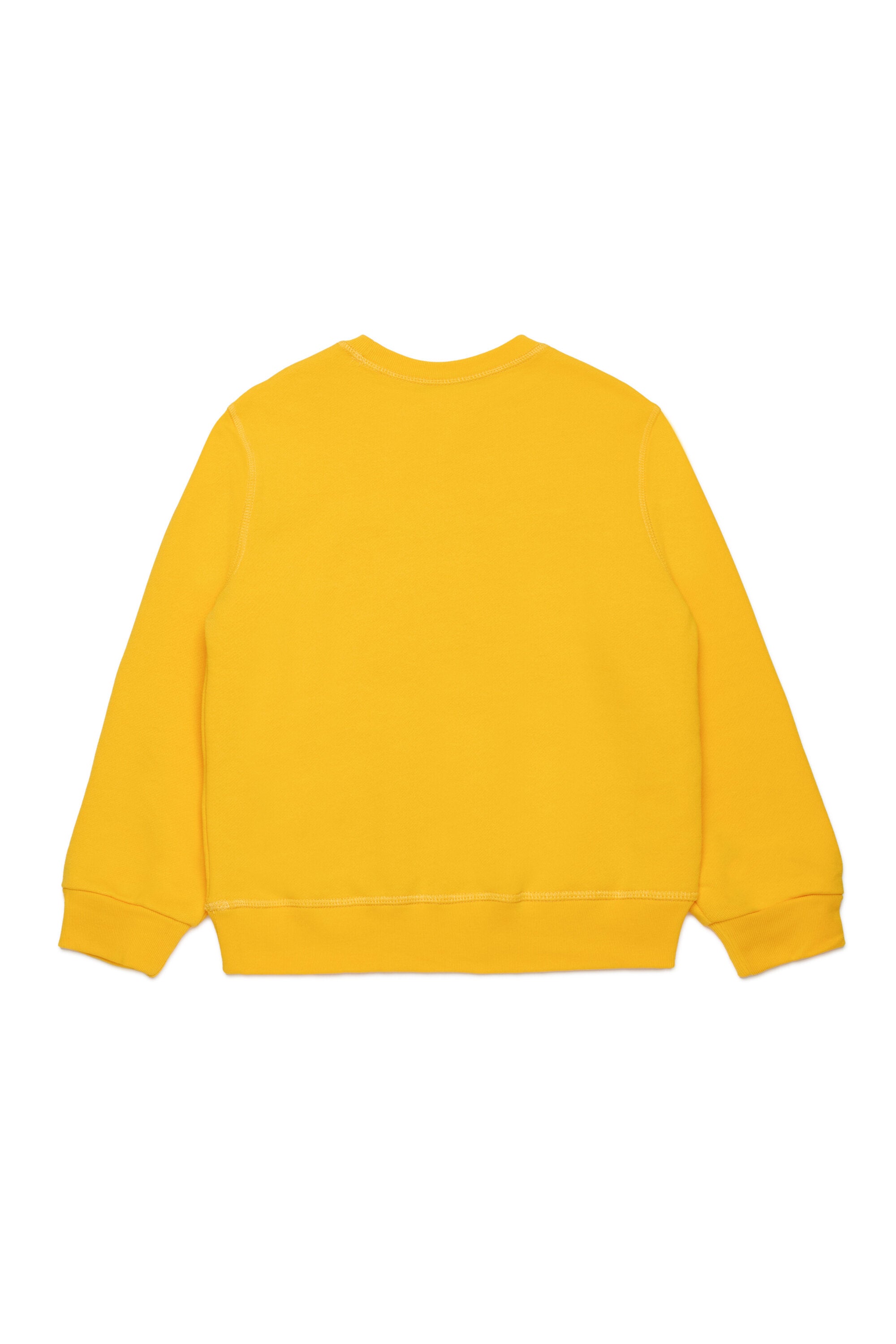 Crew-neck sweatshirt with capital logo