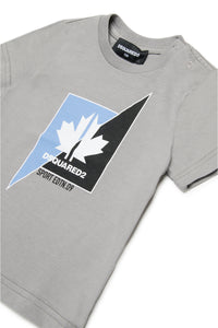 T-shirt with two-color Leaf graphics