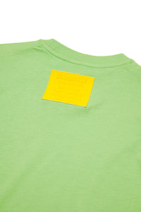 T-shirt with transparent logo