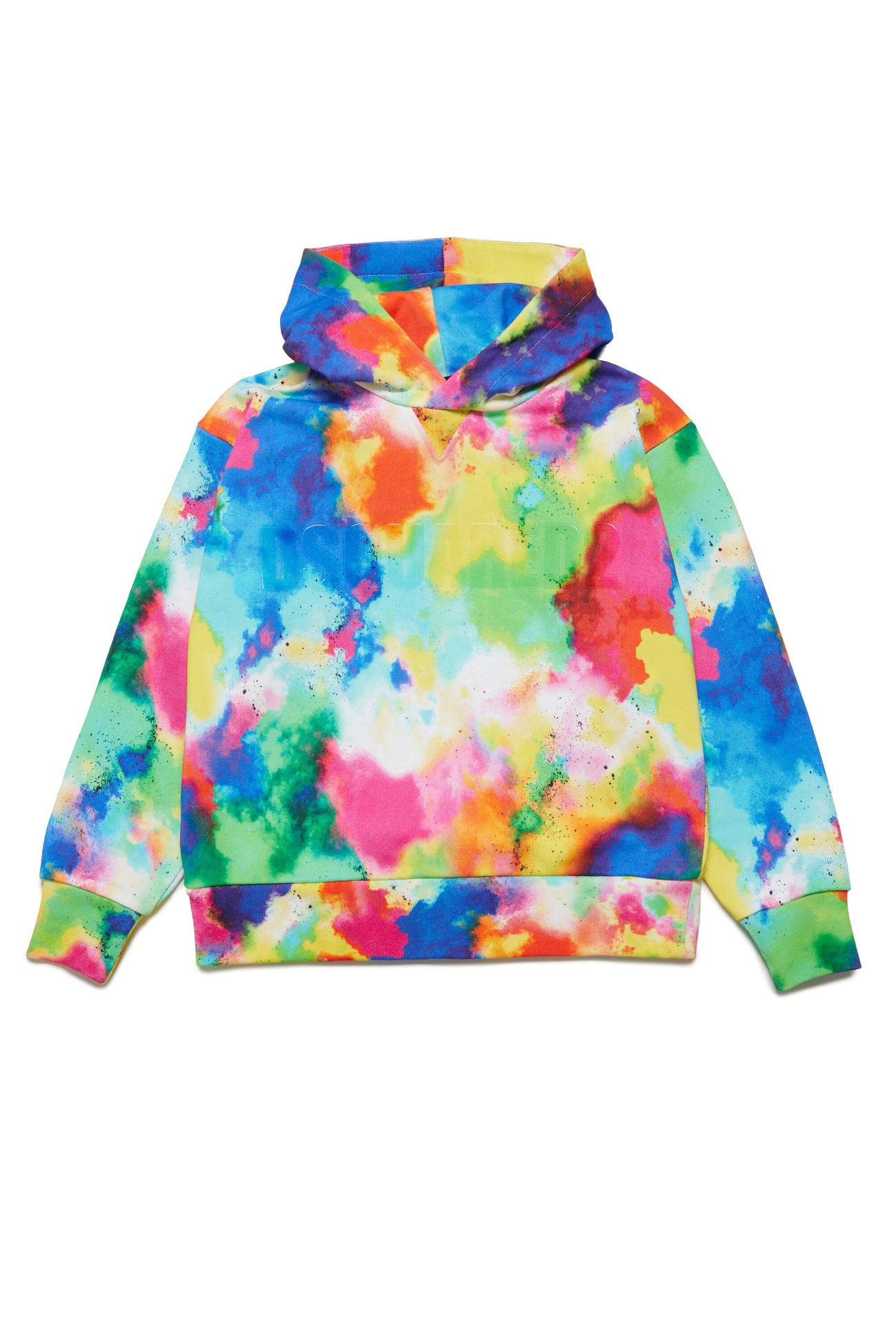 Multicolor allover hooded sweatshirt Multicolor allover hooded sweatshirt