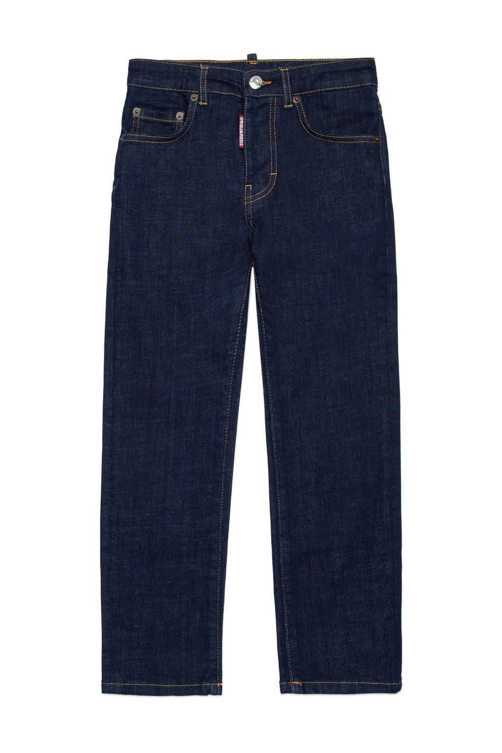 Dark blue straight jeans - 642