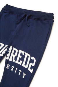 Joggers with college logo