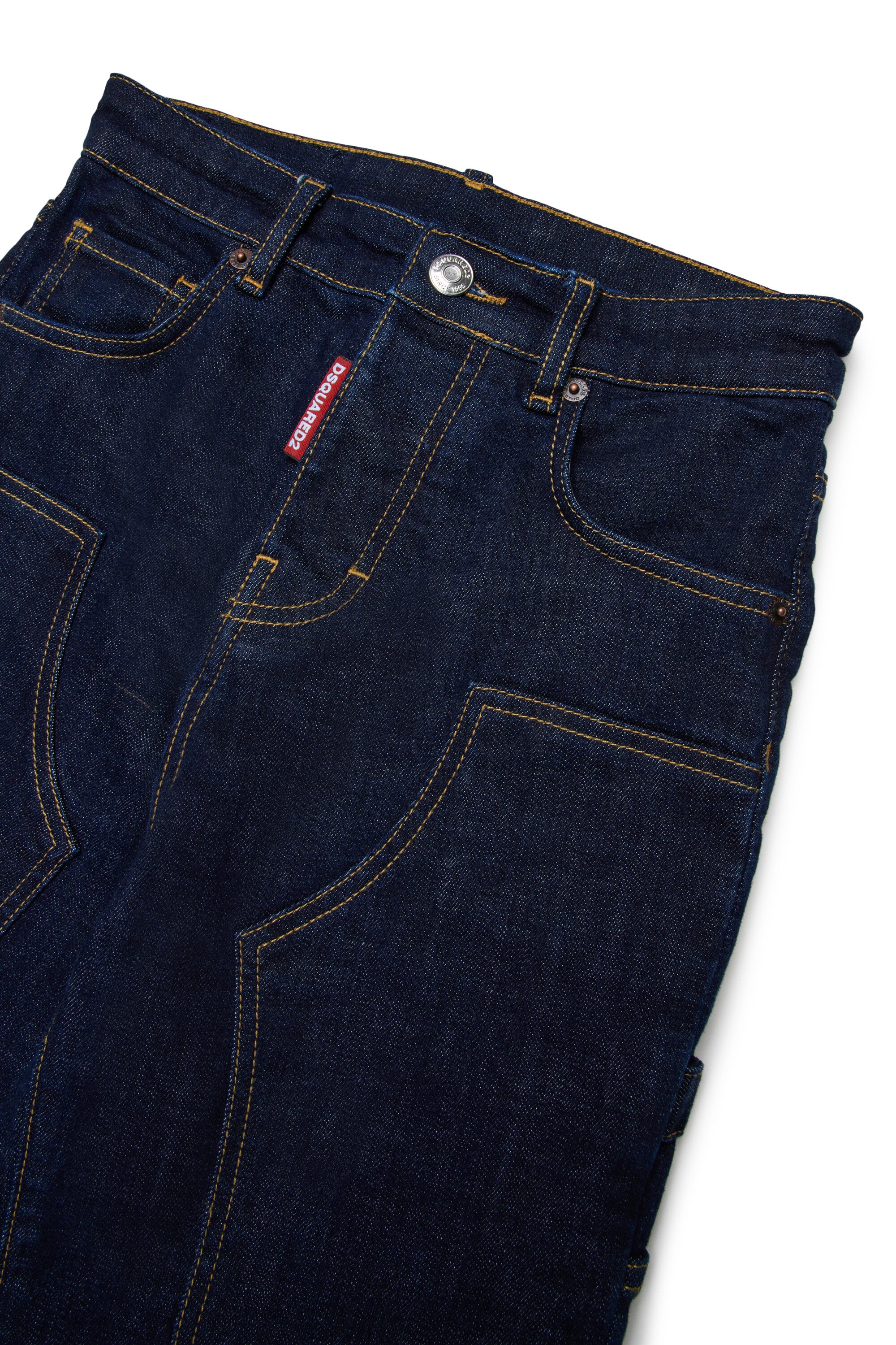 ダークブルー レギュラー・ジーンズ - ルーズ・ジーンズ