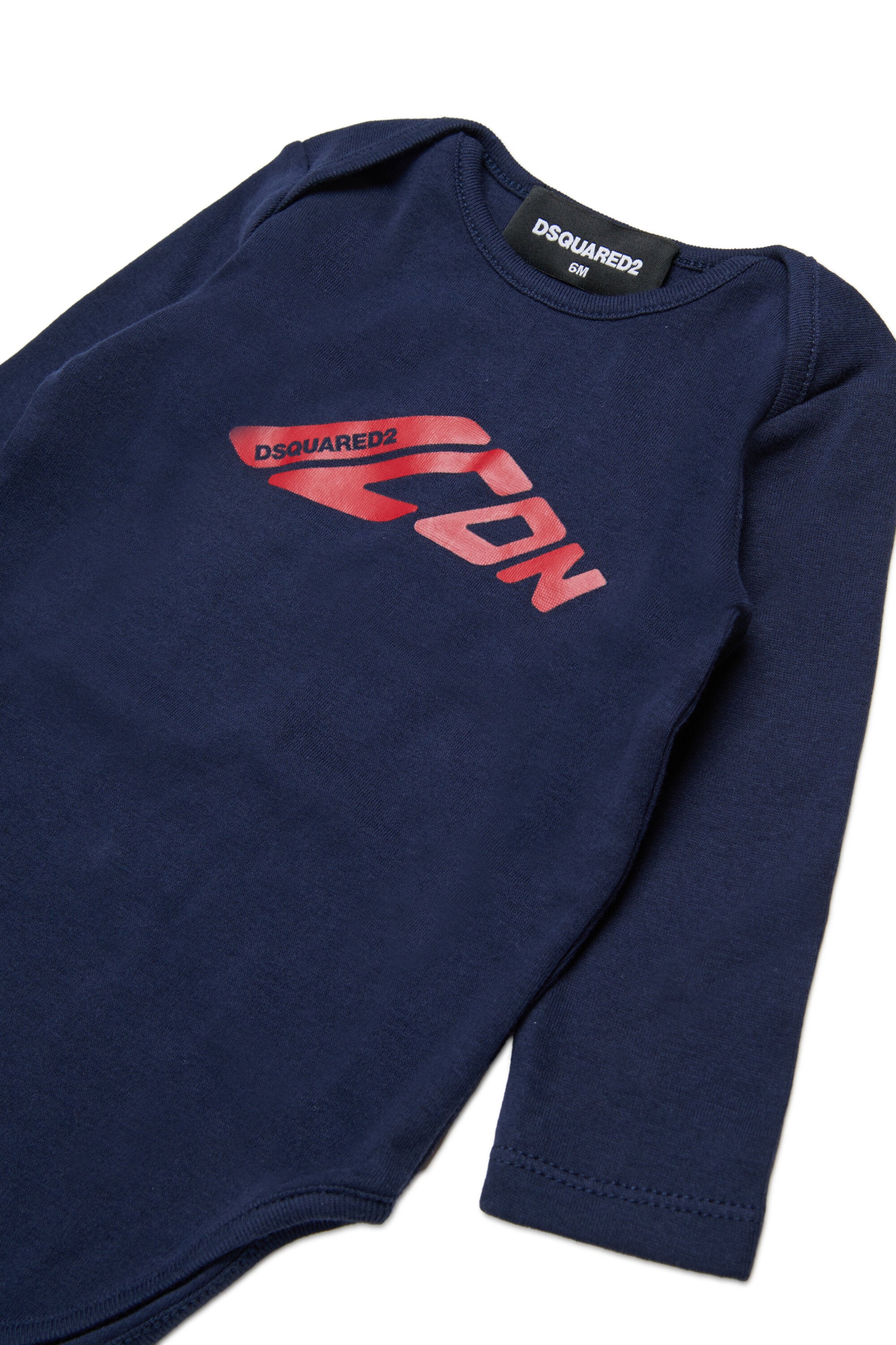 ICONロゴ入りリブボディスーツ