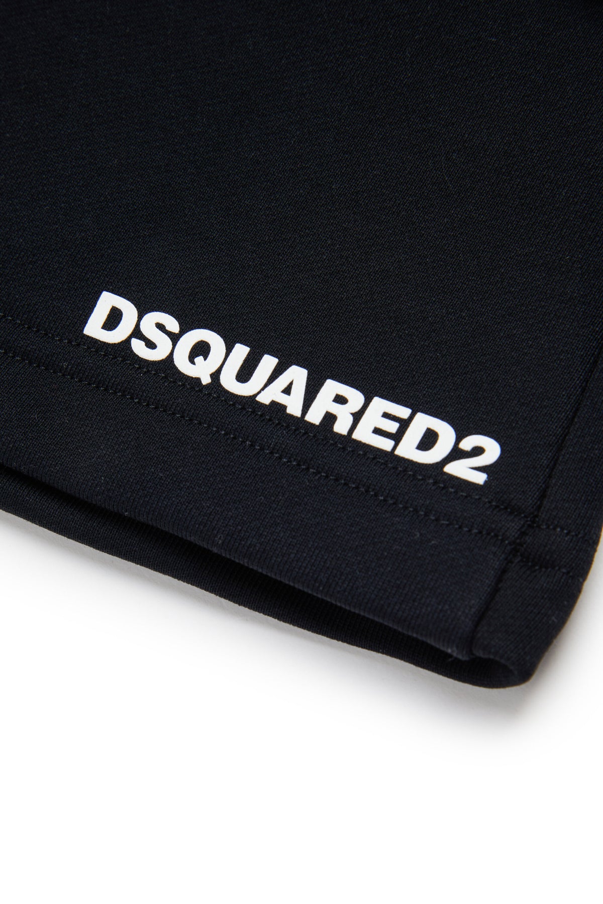 Branded fleece shorts