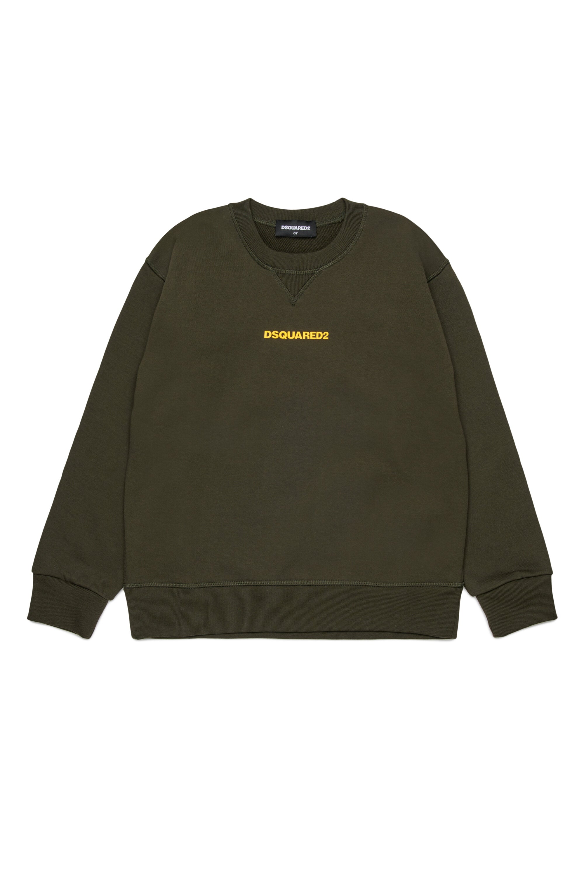 Branded cotton sweatshirt