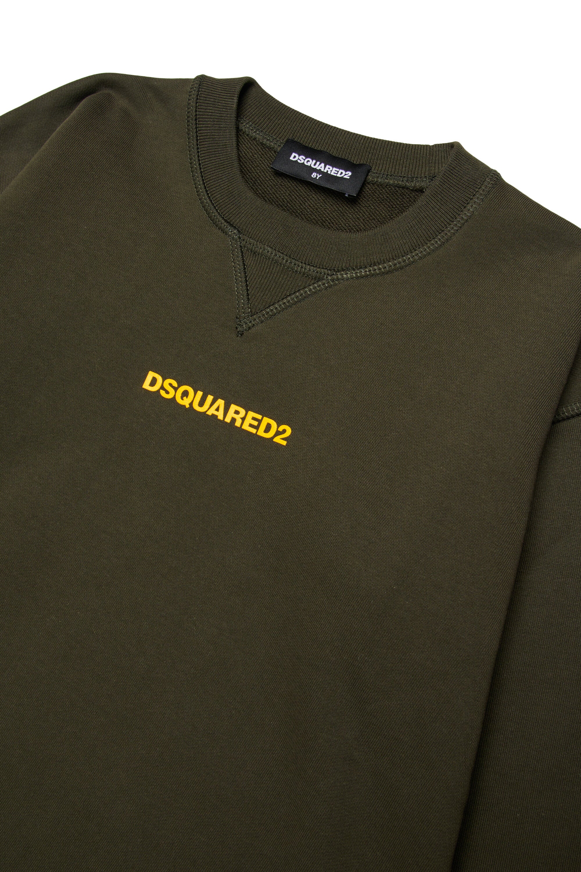 Branded cotton sweatshirt