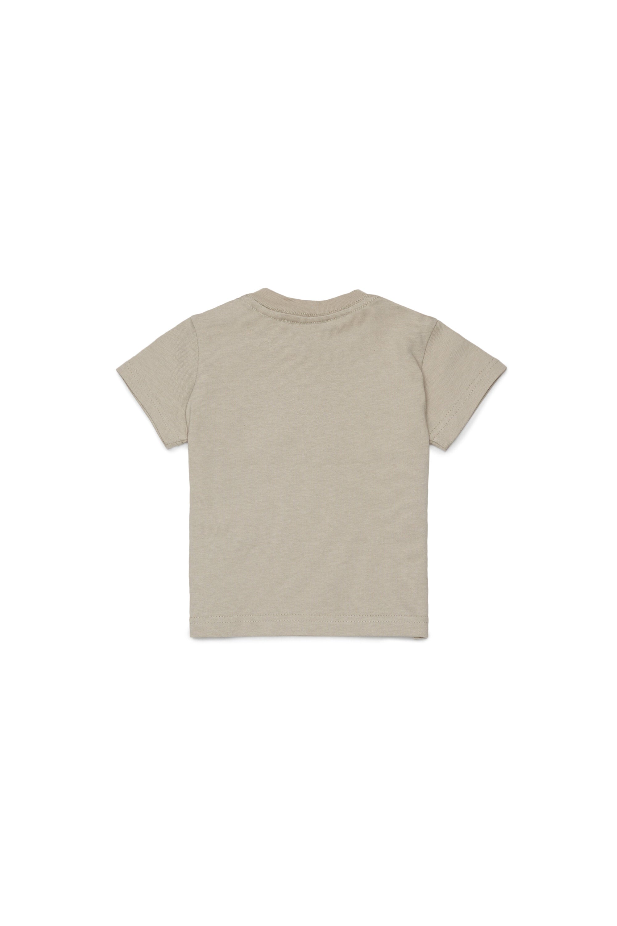 クルーネック Tシャツ ロゴ付き