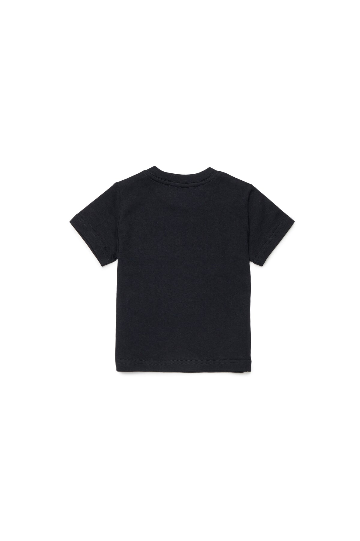 クルーネック Tシャツ ロゴ付き