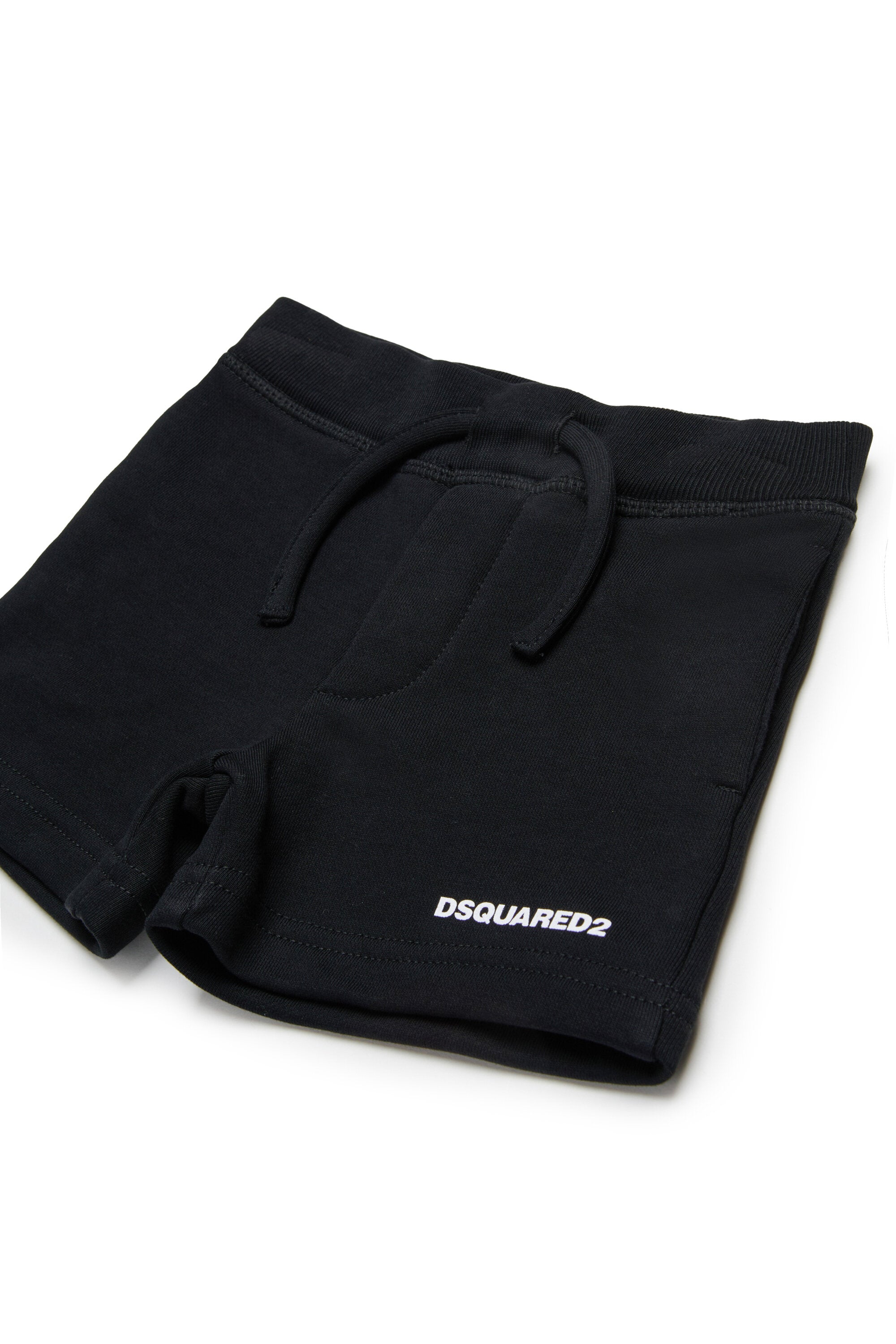 Dsquared2ロゴ入りフリースショーツ