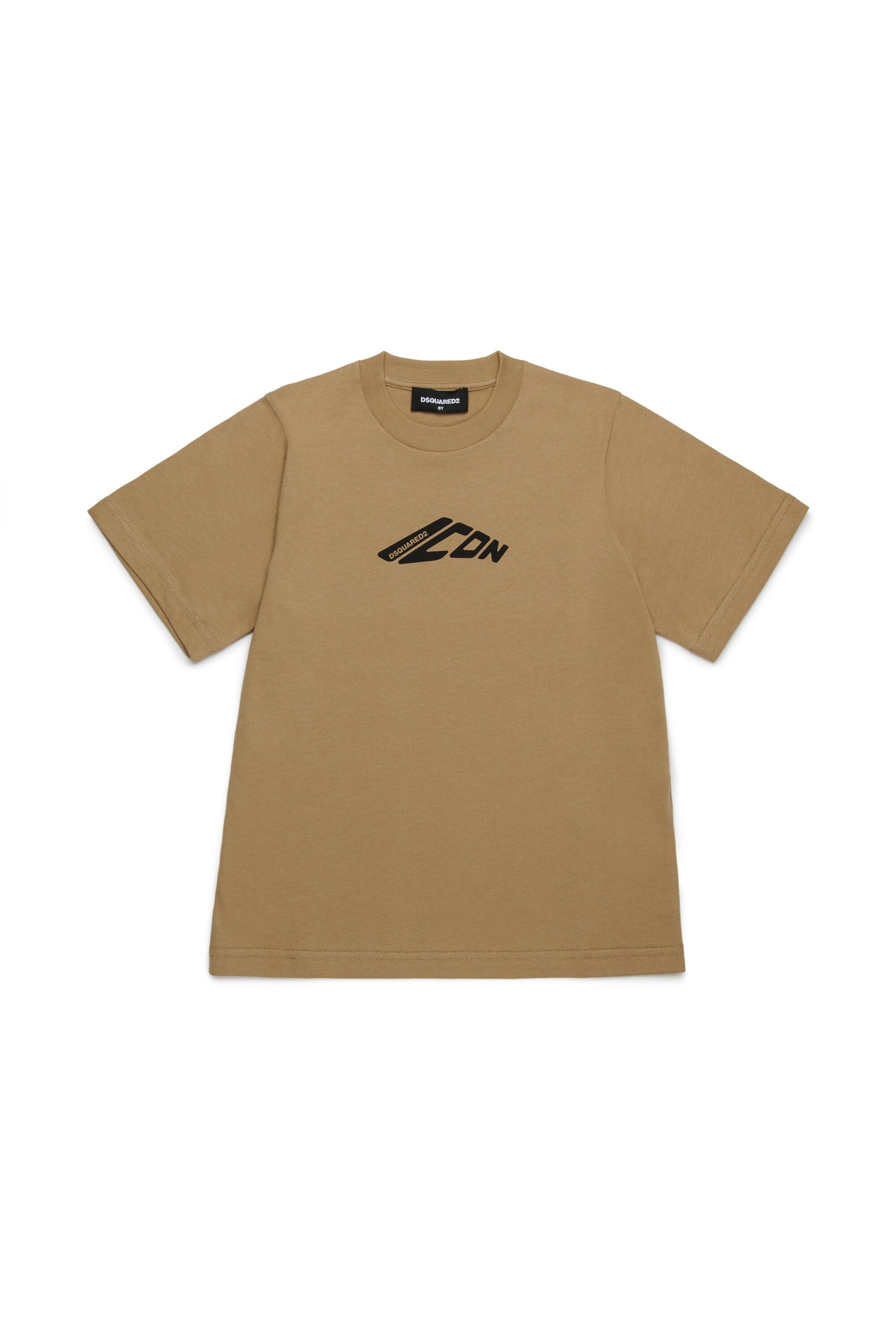 コントラストロゴ入りTシャツ