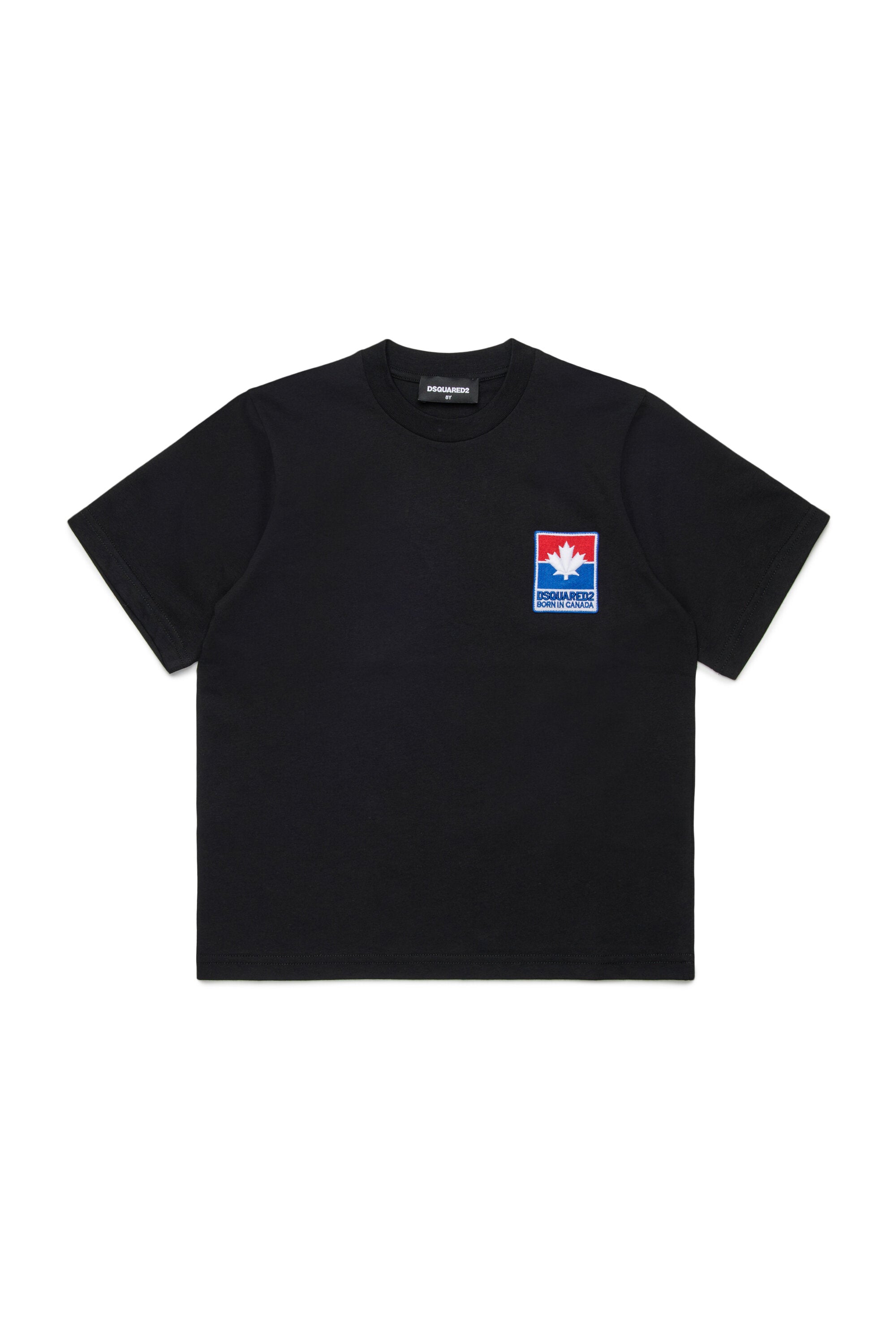 Jersey T-shirt with patch logo