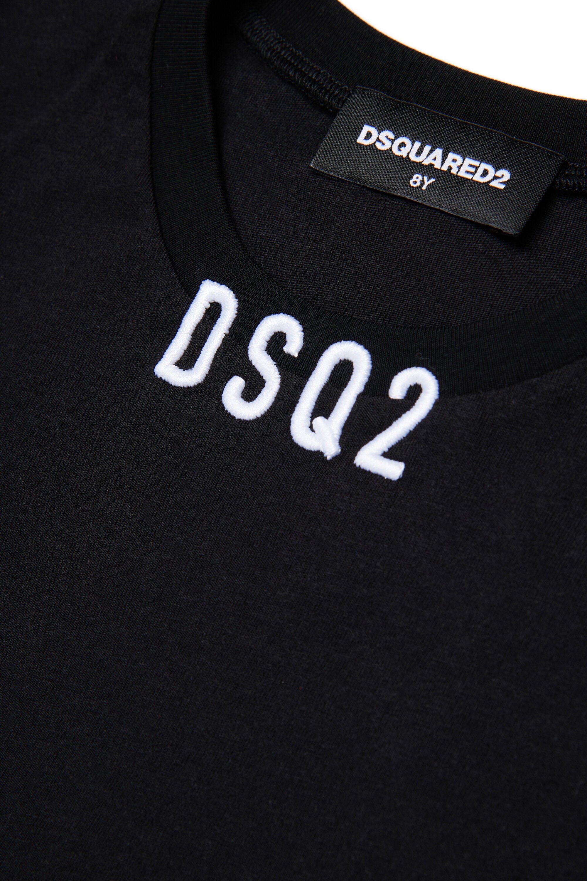 Jersey T-shirt with embroidered logo