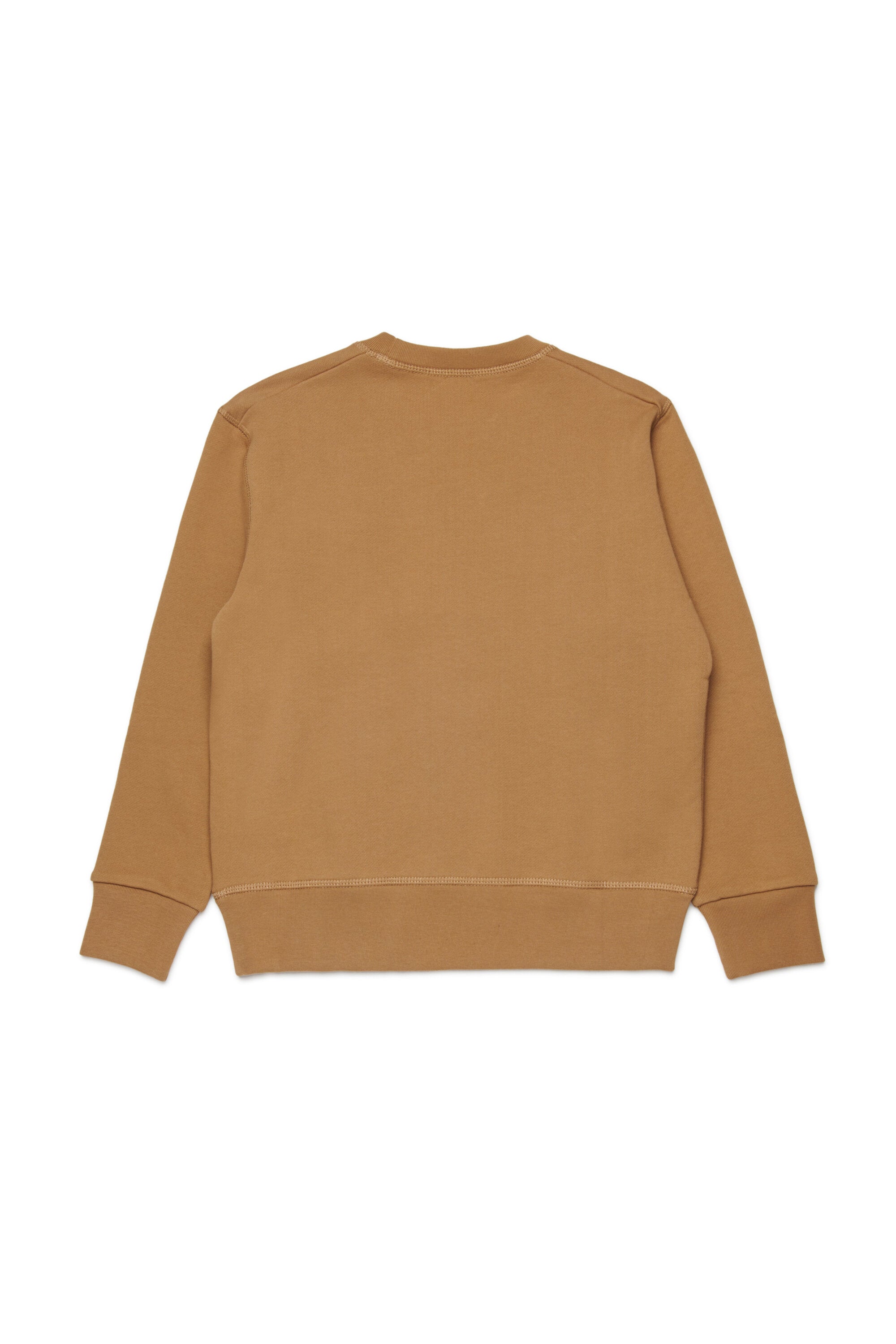 Crewneck sweatshirt with embroidered logo