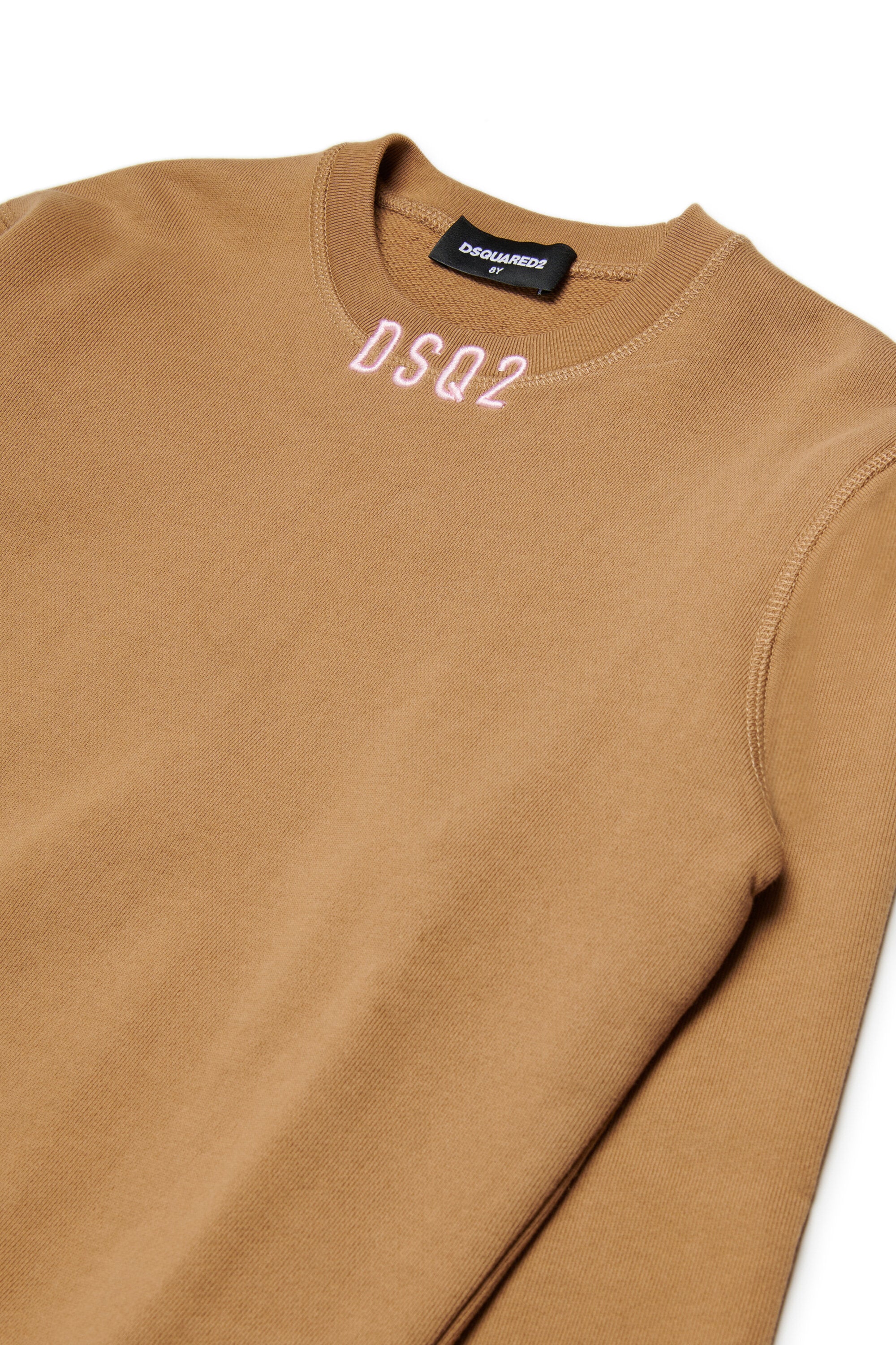 Crewneck sweatshirt with embroidered logo