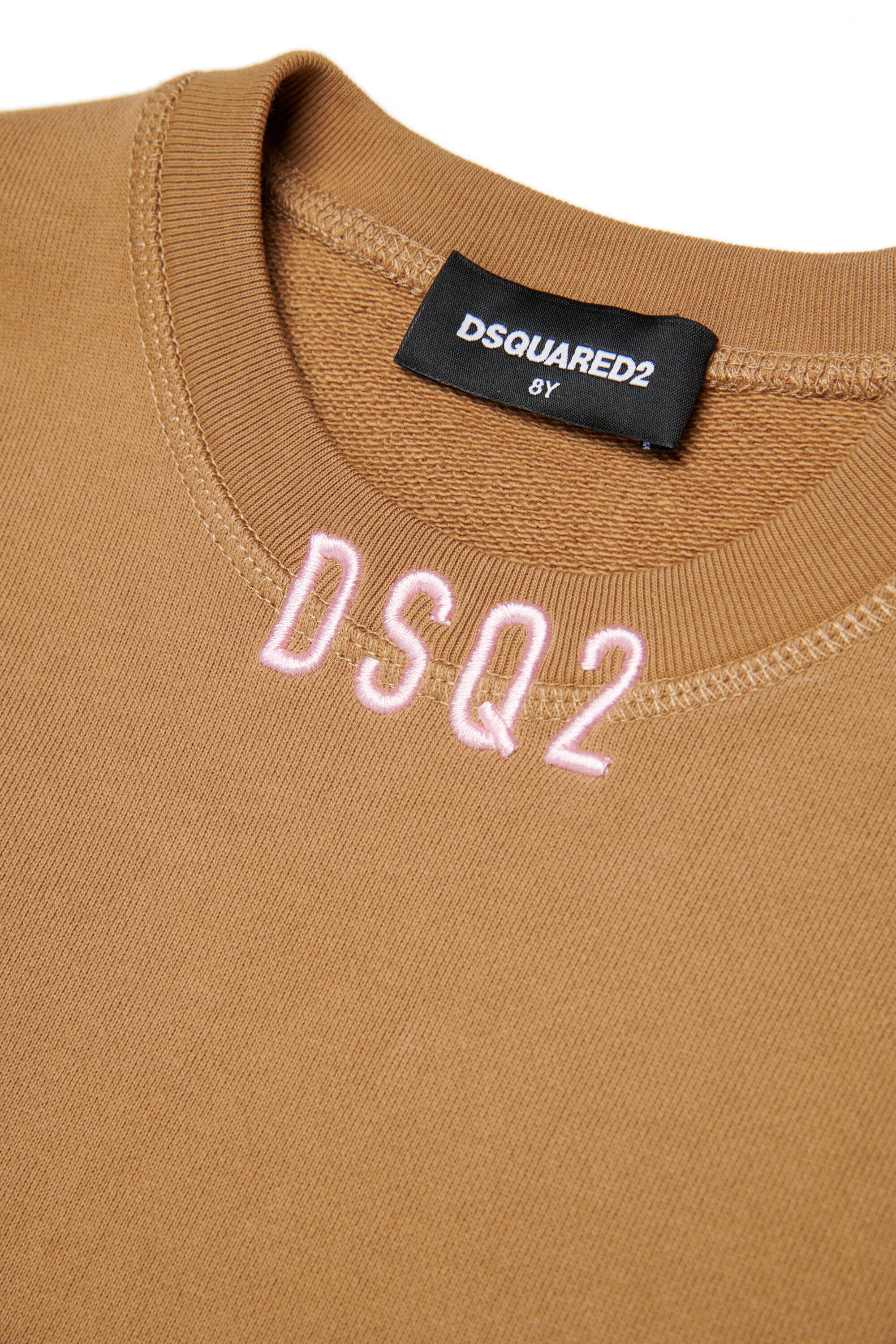 Crewneck sweatshirt with embroidered logo