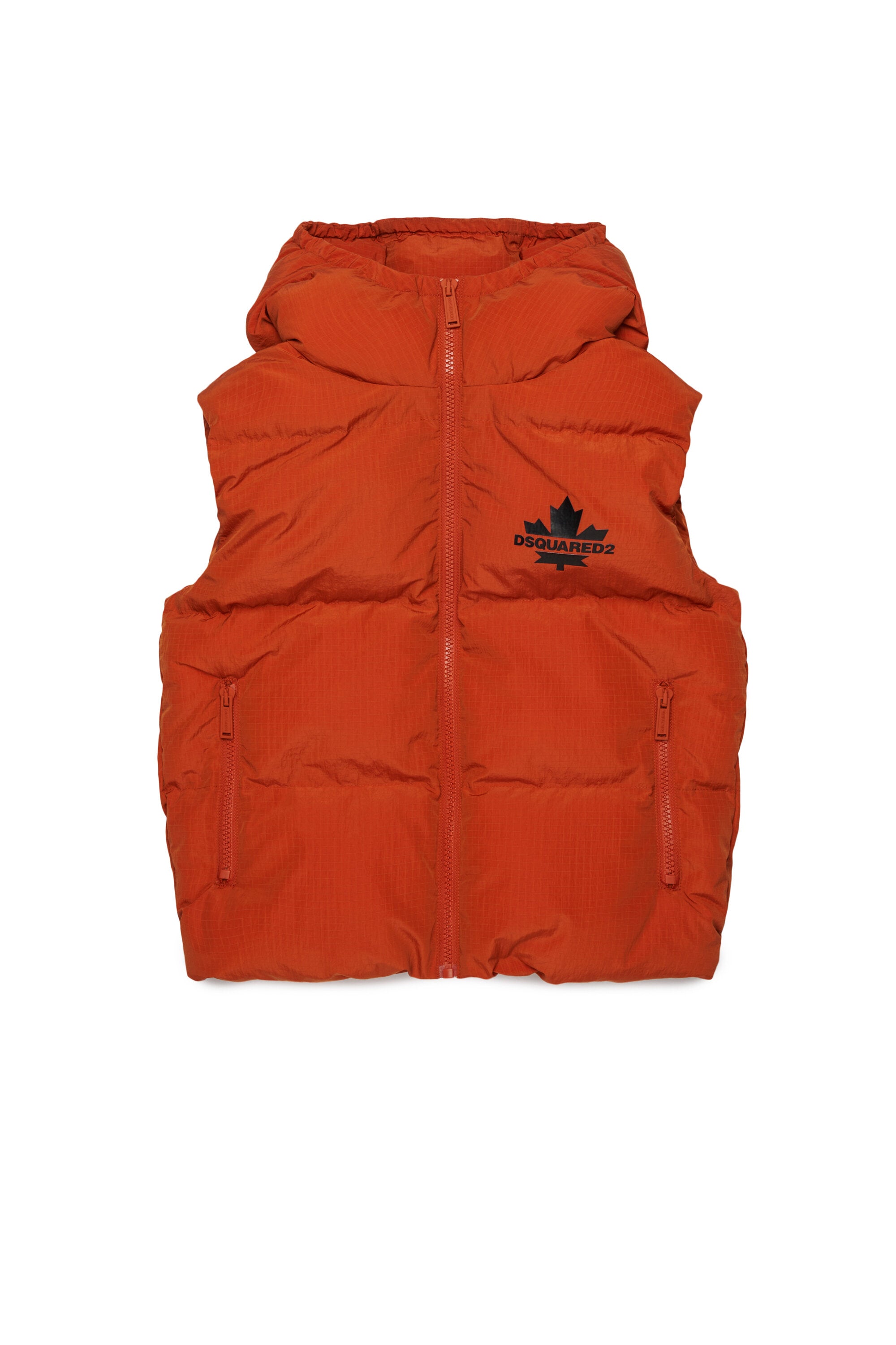 Padded vest with logo