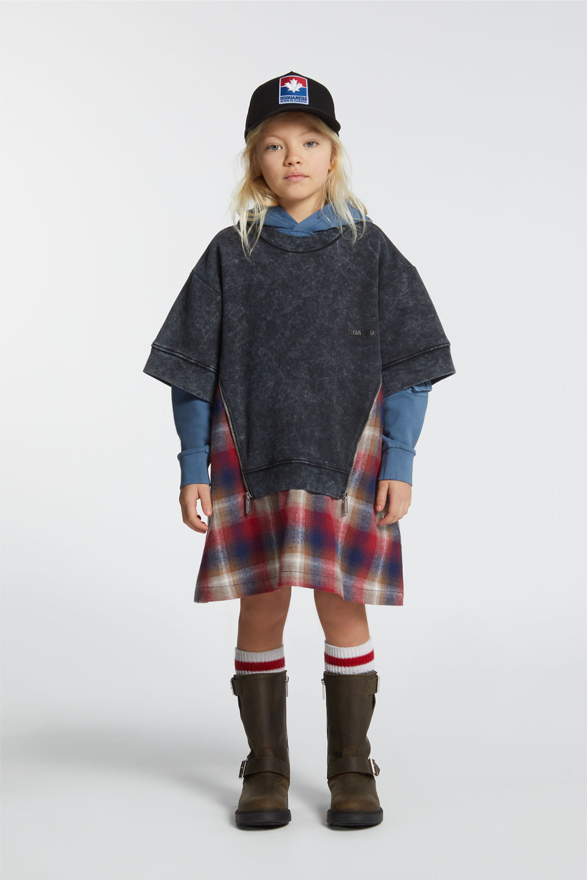 霜降り効果のマキシ・セーター・ドレス