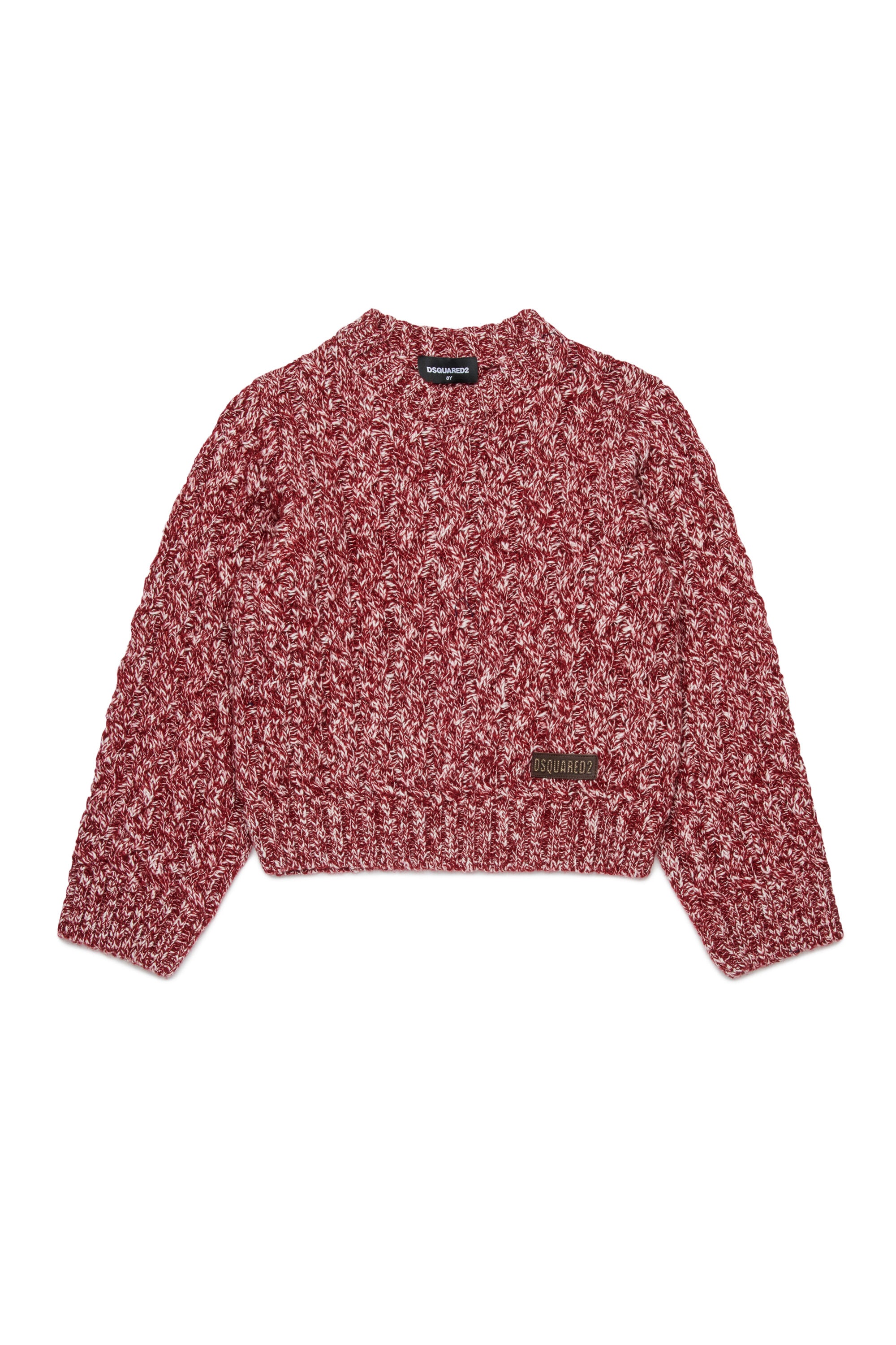 プレーテッド・ウール混プルオーバー