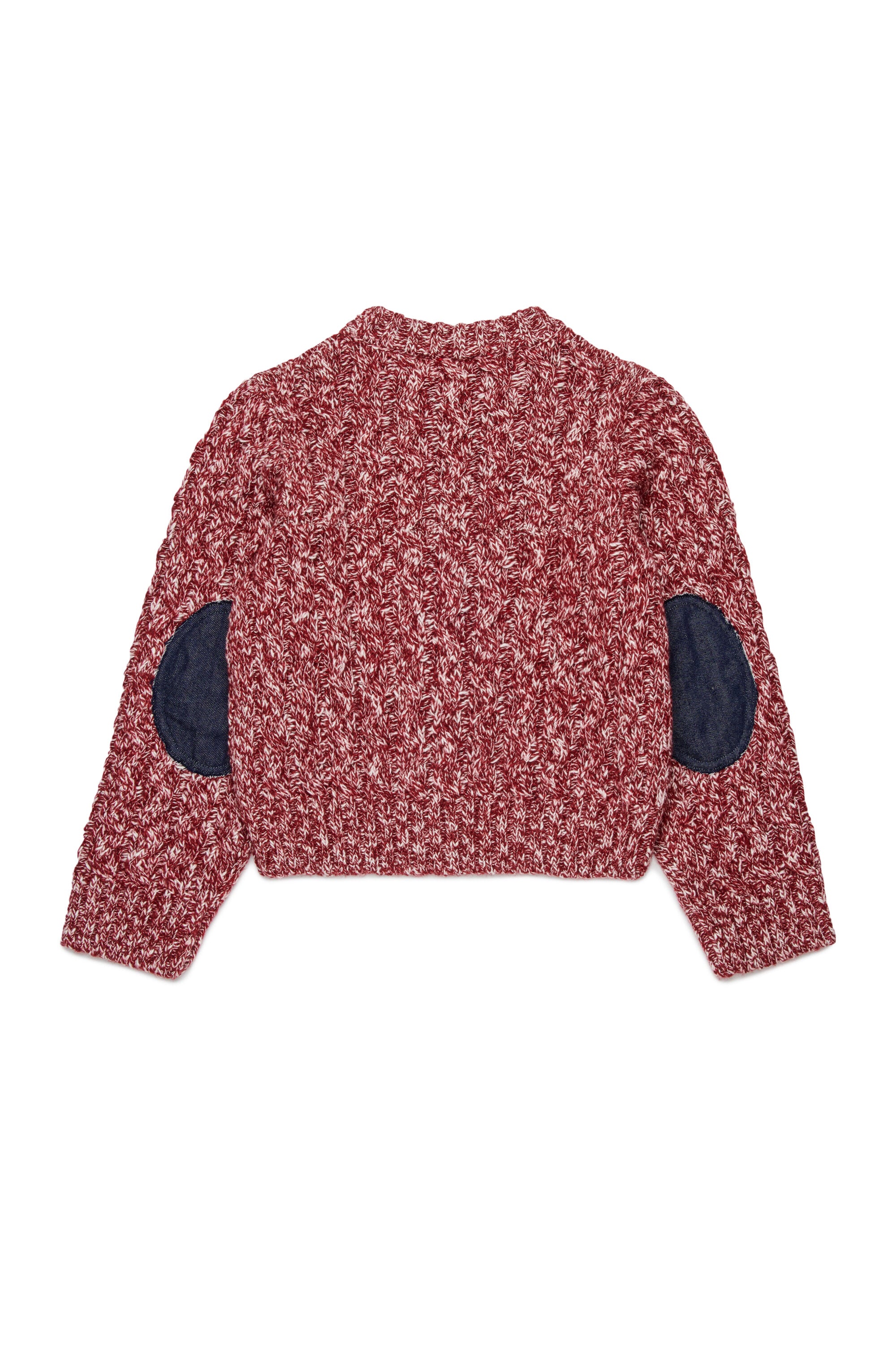 プレーテッド・ウール混プルオーバー