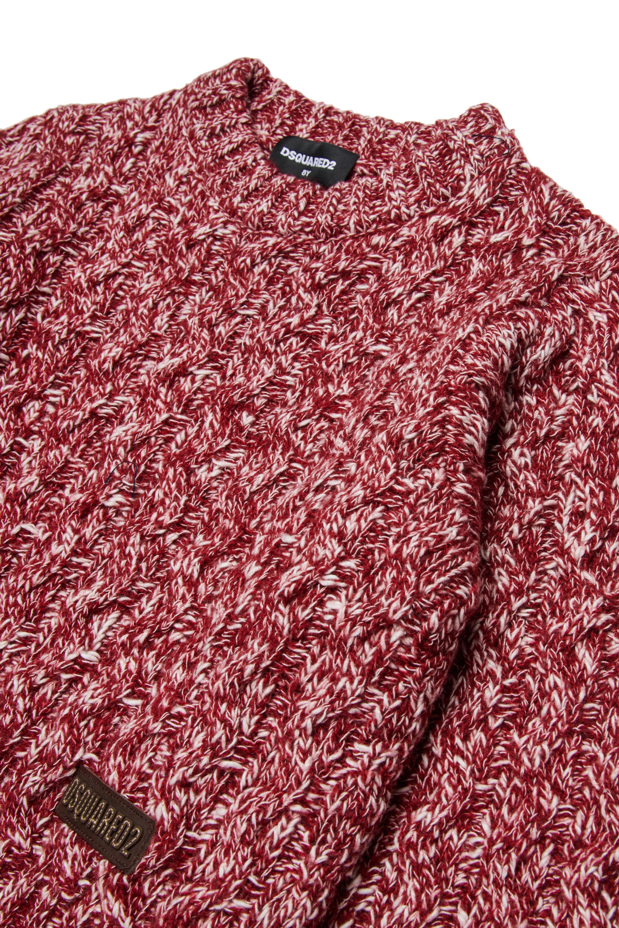 プレーテッド・ウール混プルオーバー